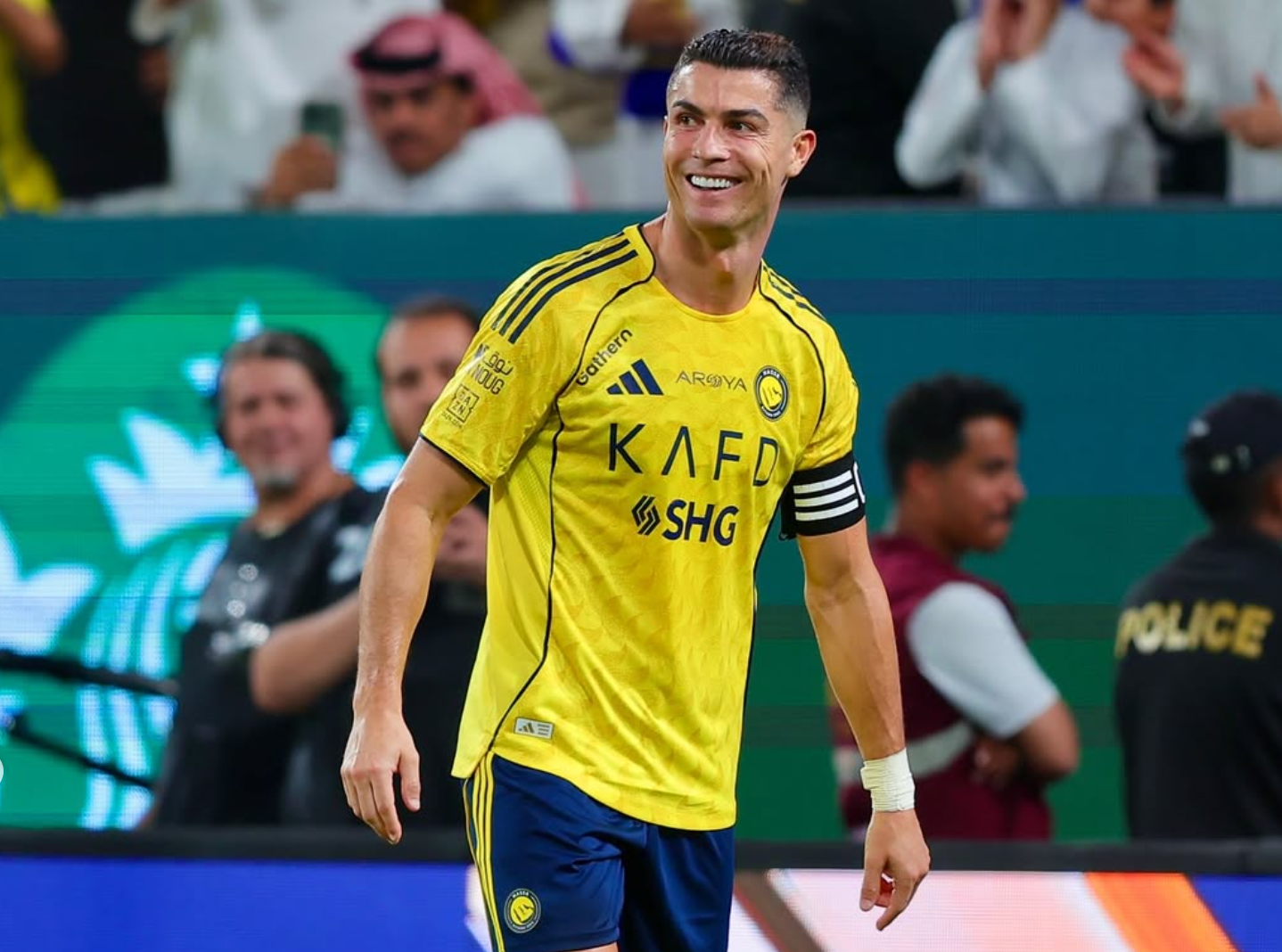 Footballer Cristiano Ronaldo Al-Nassr kit