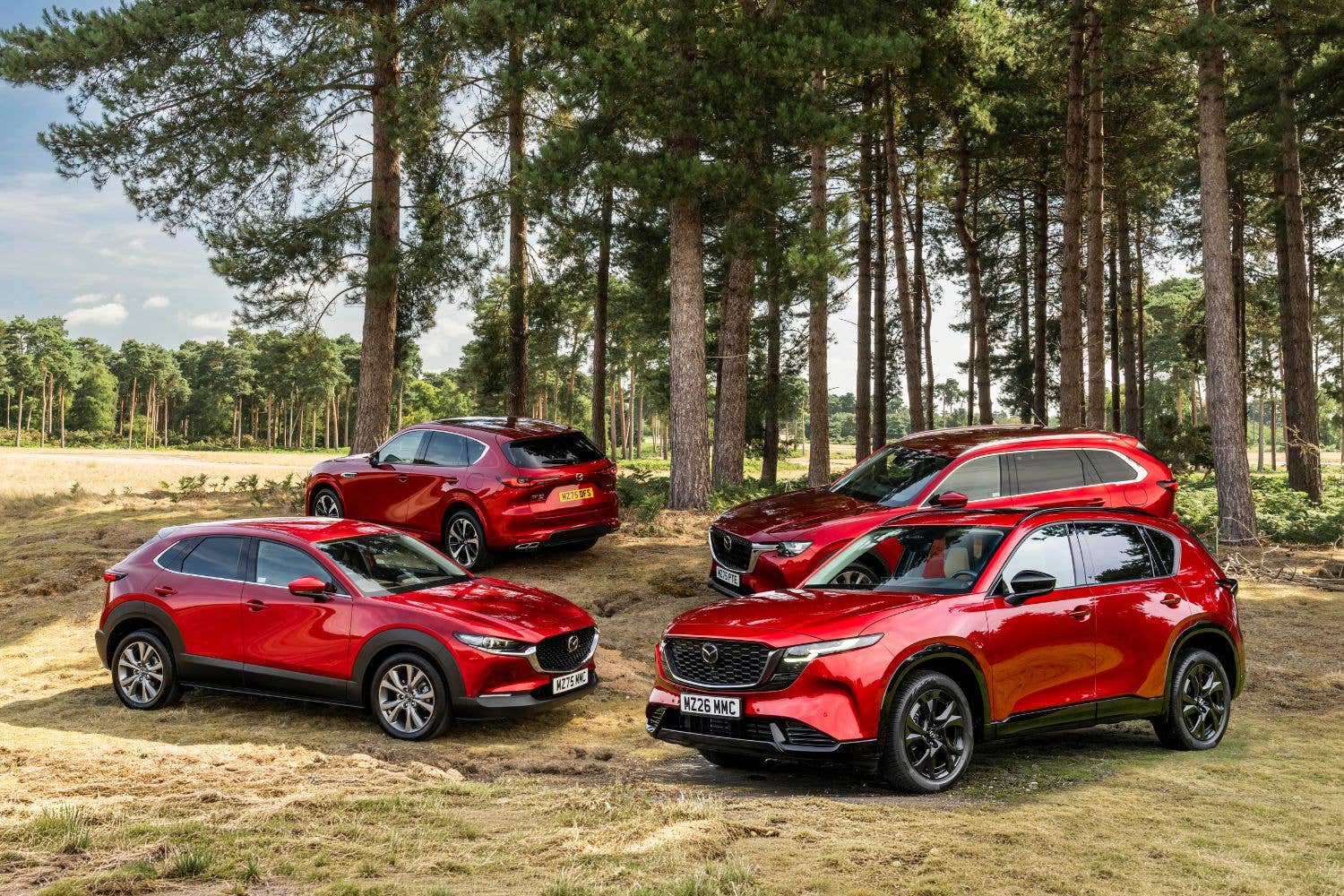Mazda crossover lineup for Europe (CX-30, CX-5, CX-60, CX-80)