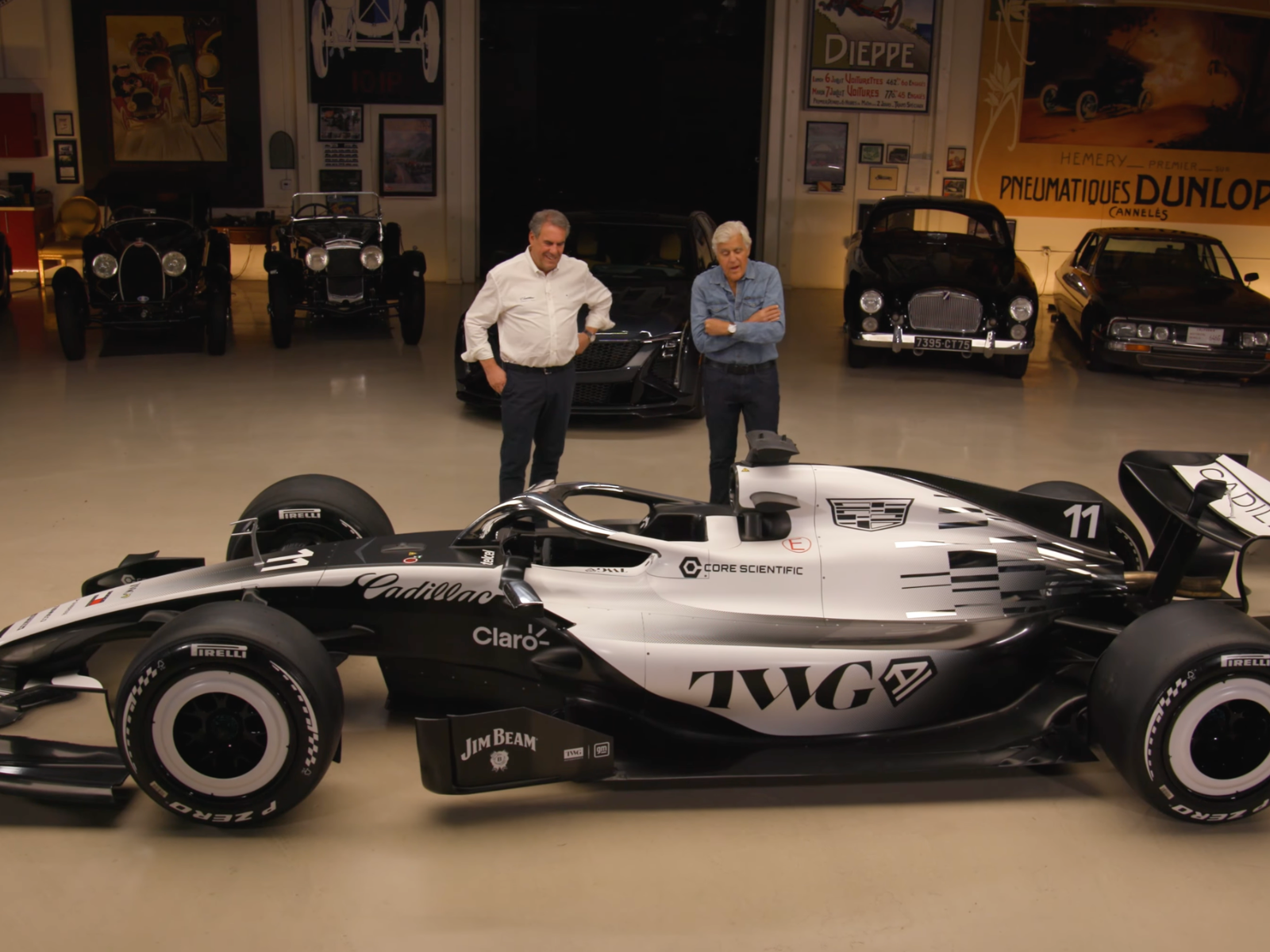 Cadillac F1 Car Lands in Jay Leno's Garage as GM Explains Why It