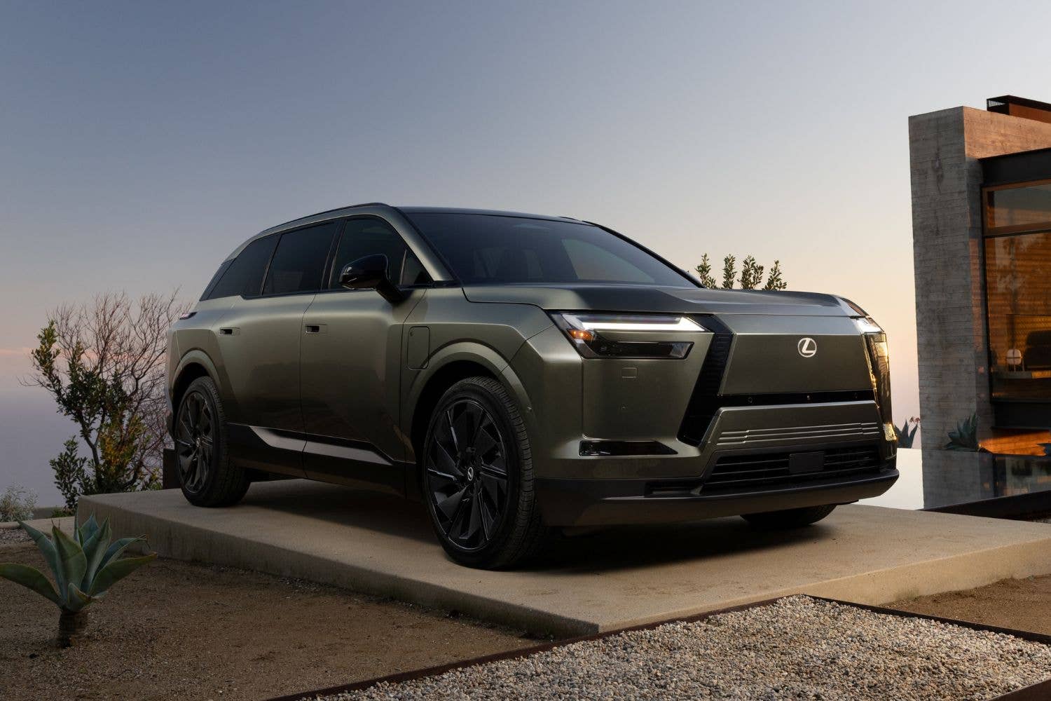 Lexus TZ Arrives as a Three-Row Electric SUV Aiming at Volvo EX90