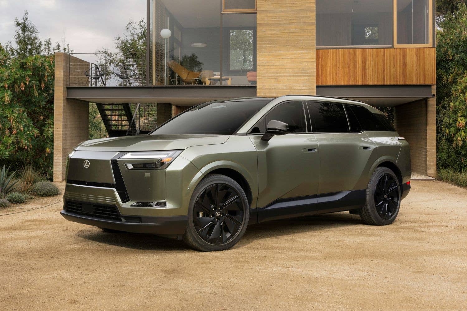 Lexus TZ Arrives as a Three-Row Electric SUV Aiming at Volvo EX90