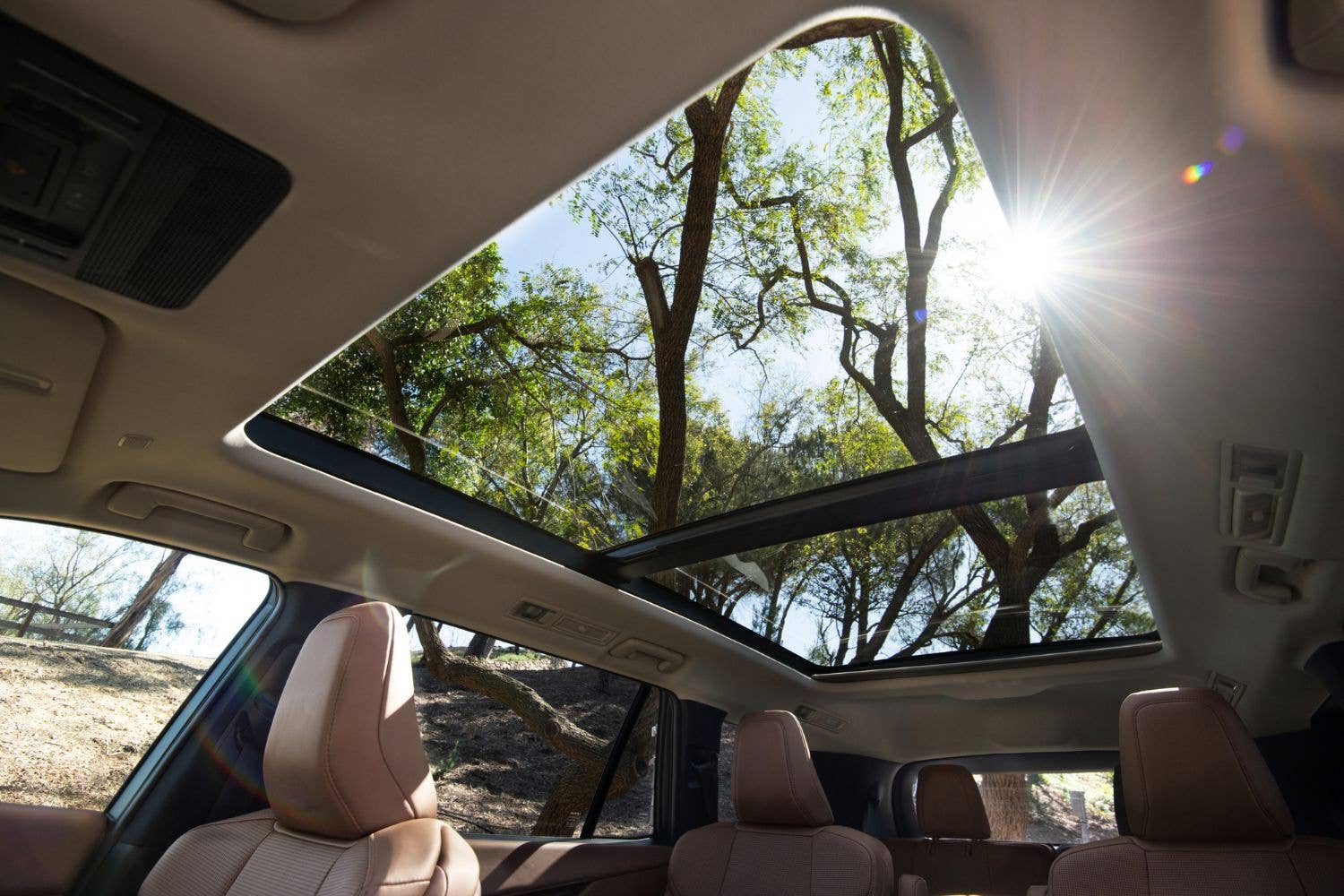 2027 Lexus TZ interior panoramic roof