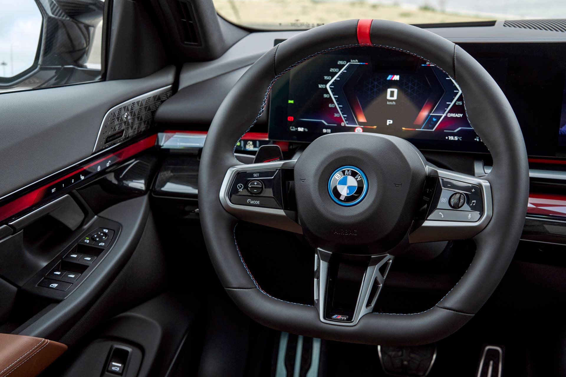 2025-2026 BMW i5 M60 interior driver area