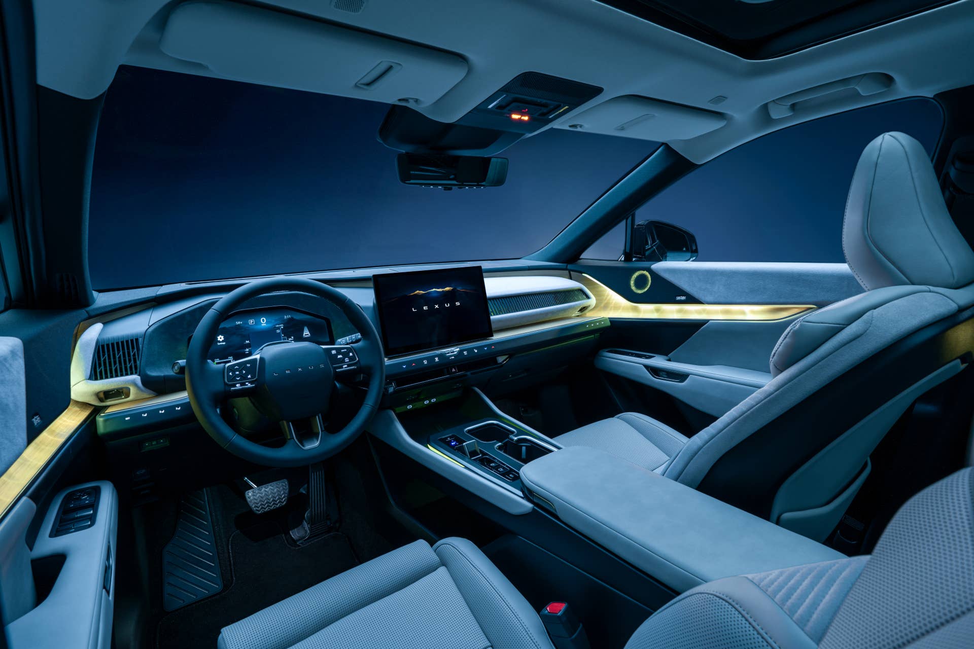 2027 Lexus TZ interior front cabin