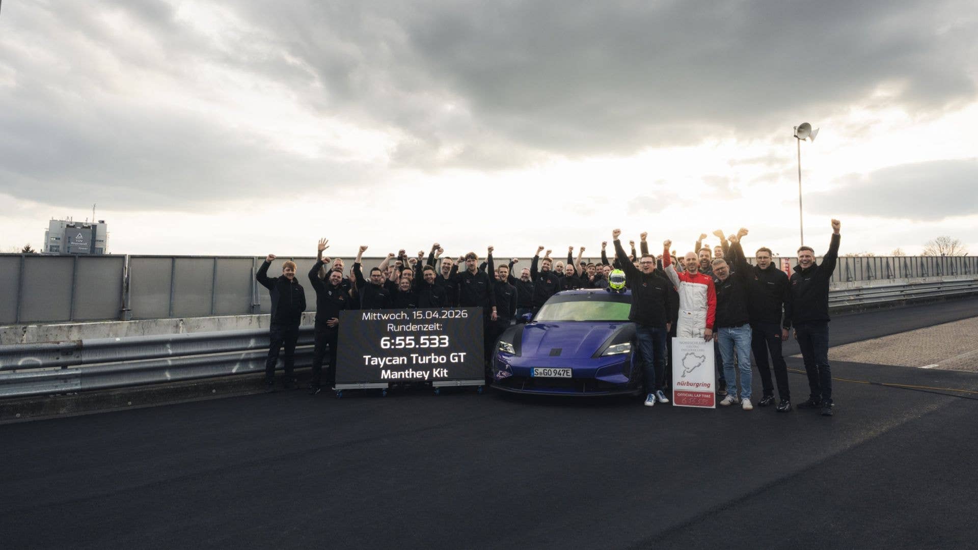 WATCH: Porsche Just Took Back the Nürburgring EV Record With a 6:55 Lap ...