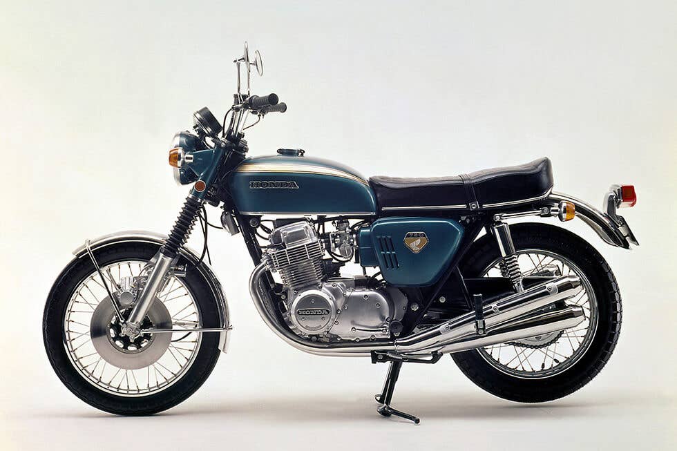 Side view of a 1969 Honda CB750
