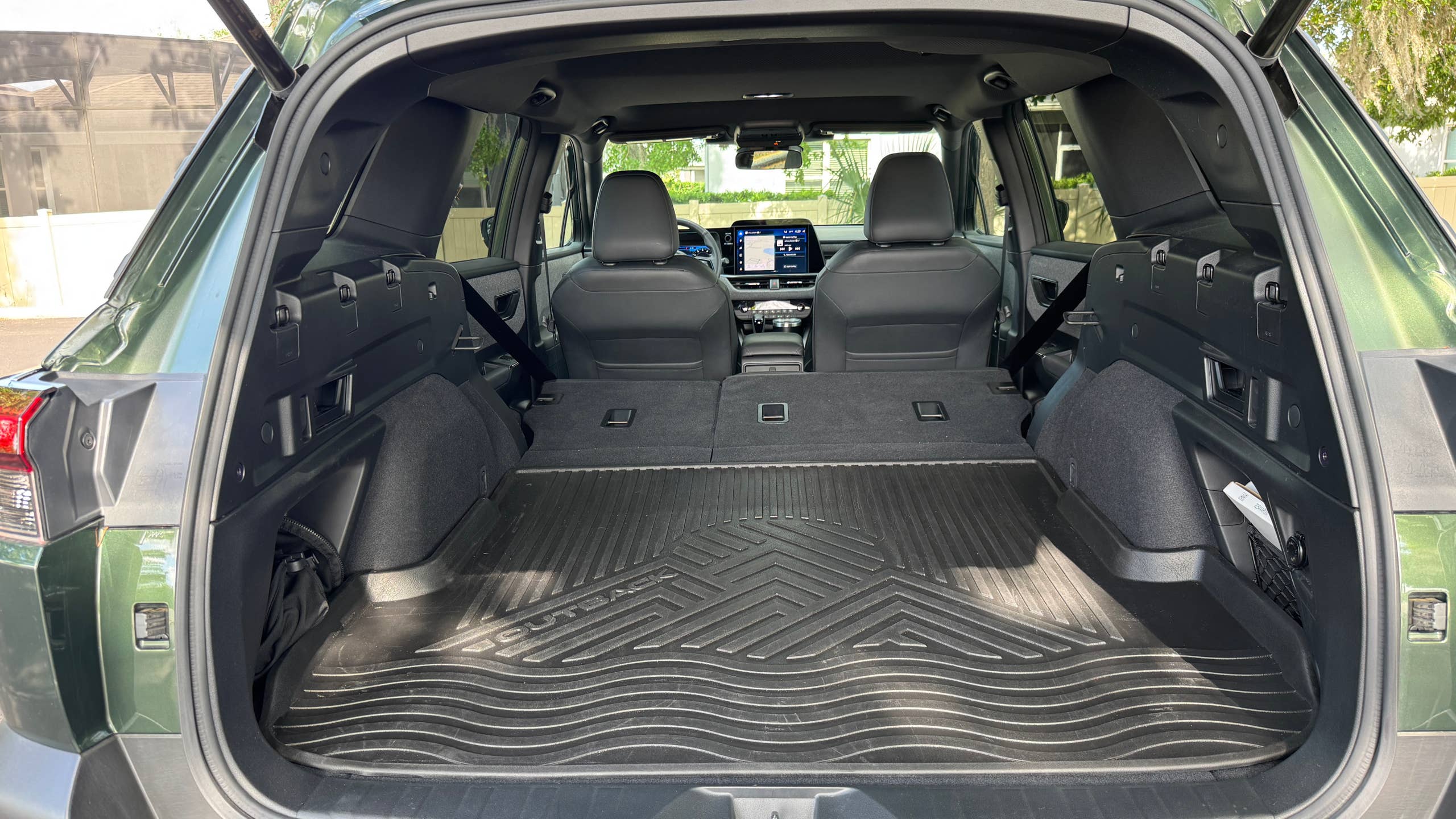 2026 Subaru Outback trunk seats down