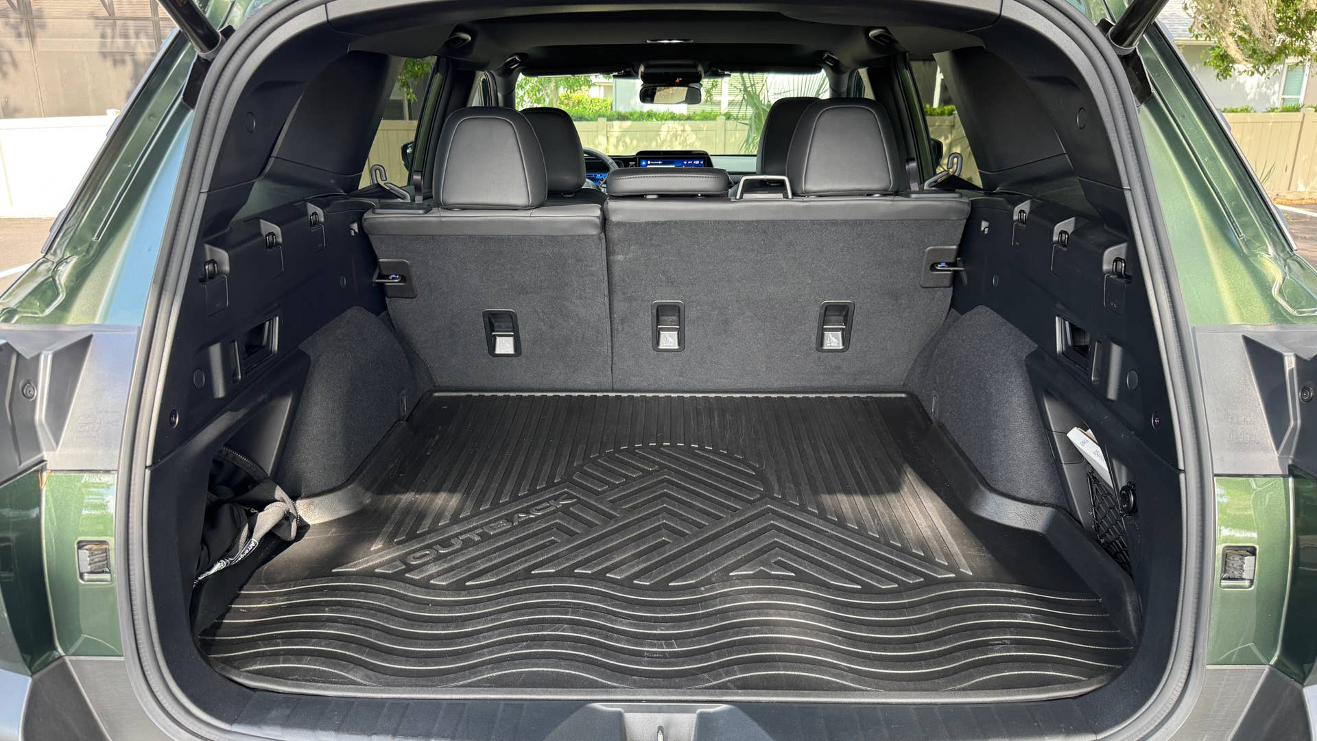 2026 Subaru Outback trunk seats up