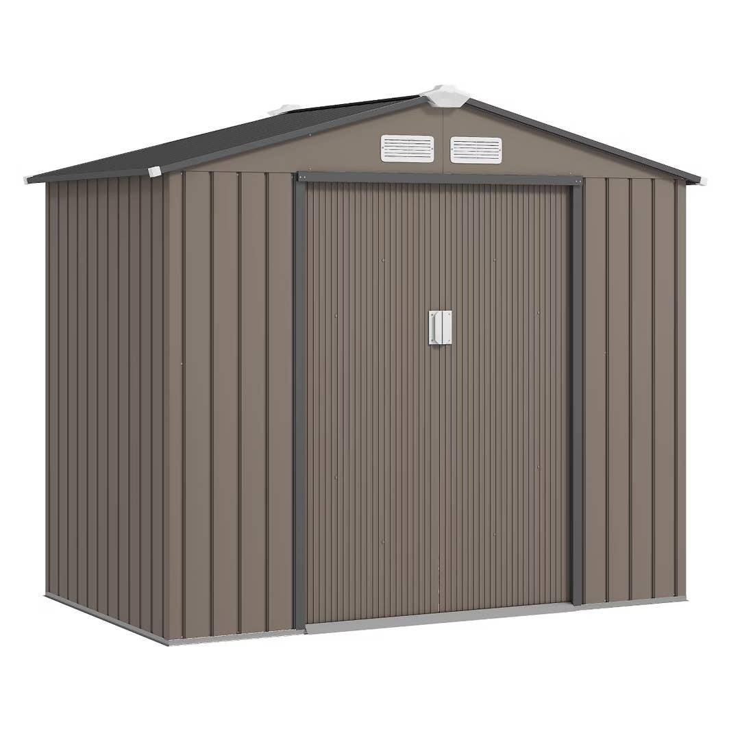 Sugift Outdoor Metal Storage Shed