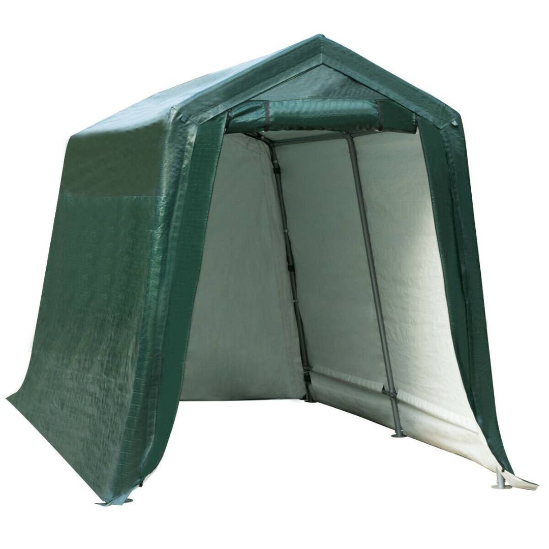 Costway 7-Foot by 12-Foot Canopy Storage Shed