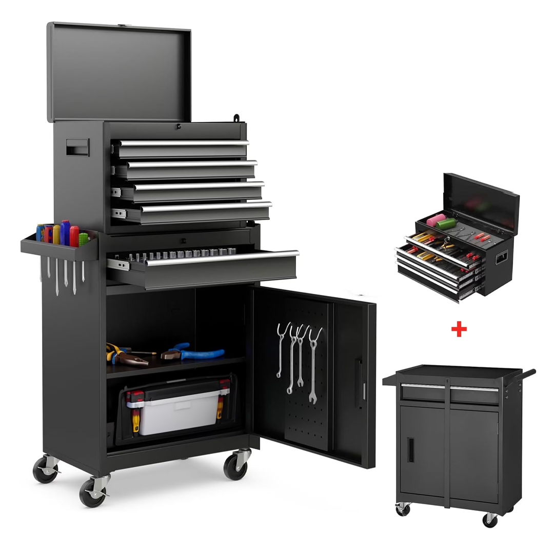 The Seizeen 5-Drawer Rolling Tool Chest, pictured here, is now on sale at Walmart.