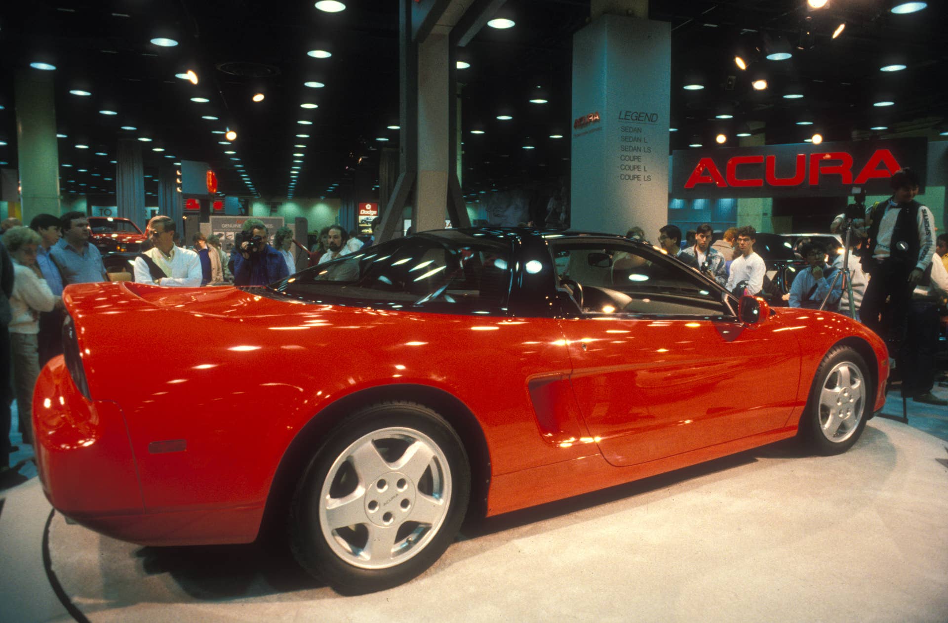 Acura NSX at Chicago Auto Show, February 1989