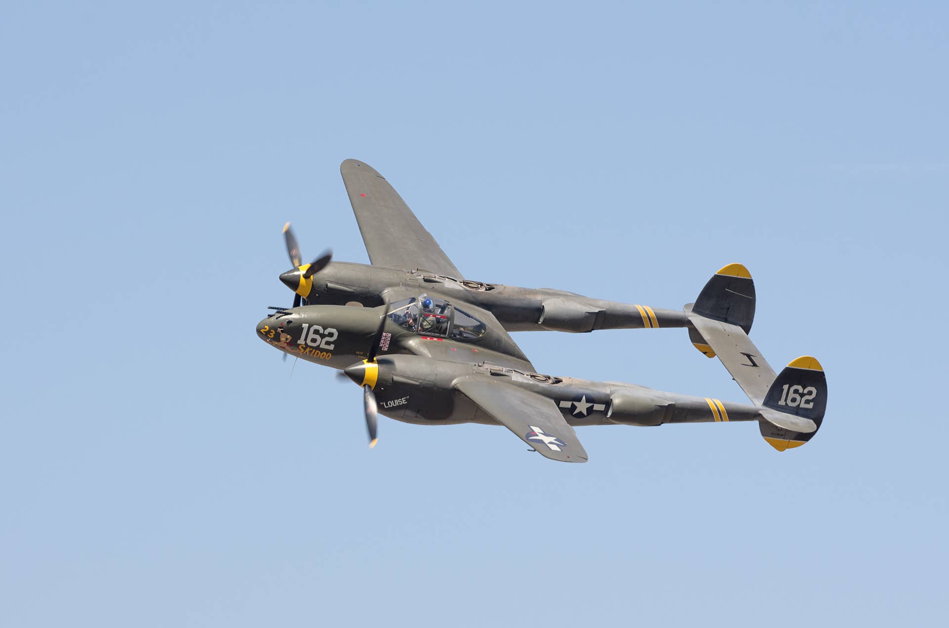 Lockheed P38J Lightning aircraft