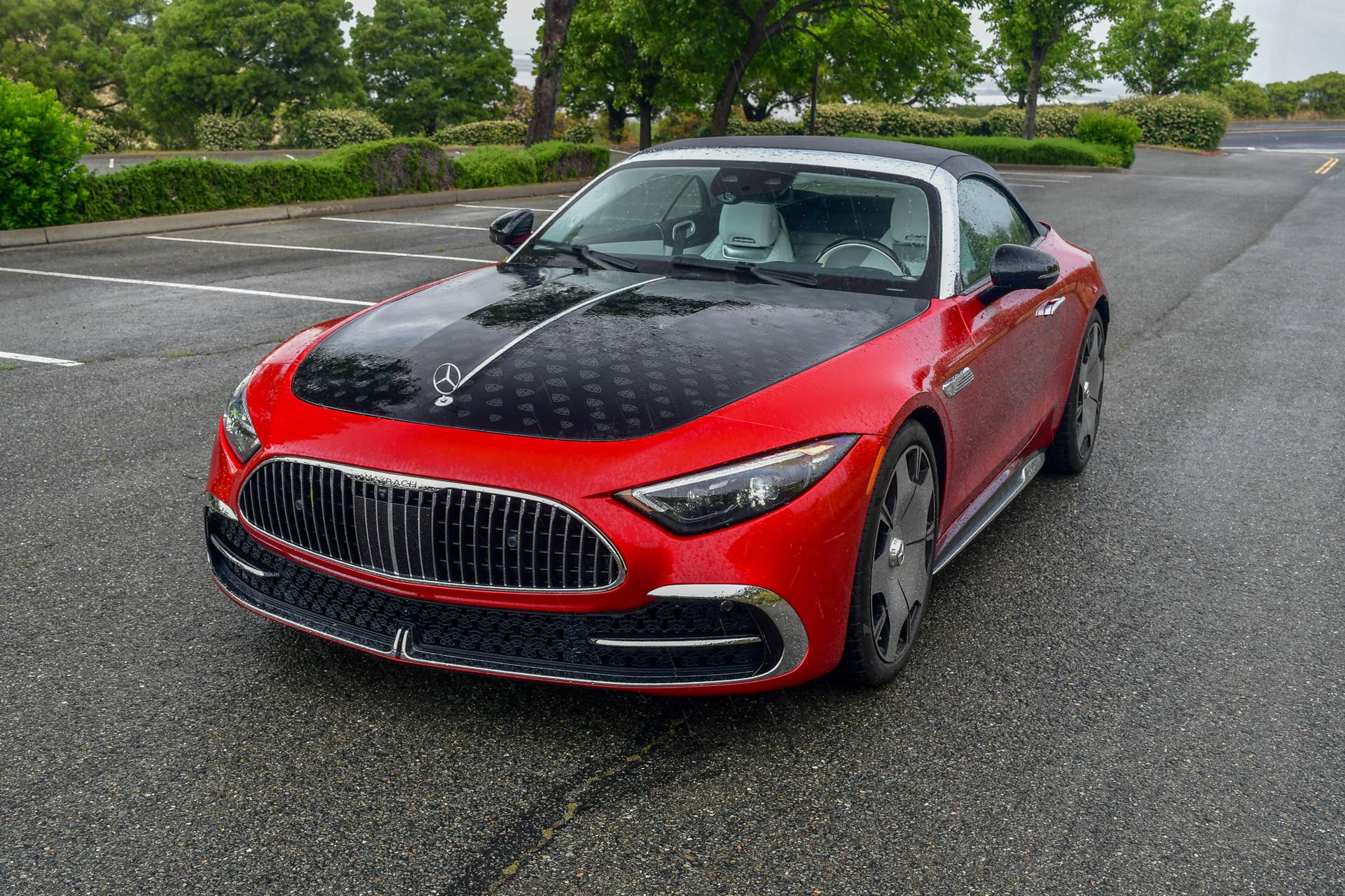 A top down look of the 2026 Mercedes-Maybach SL 680
