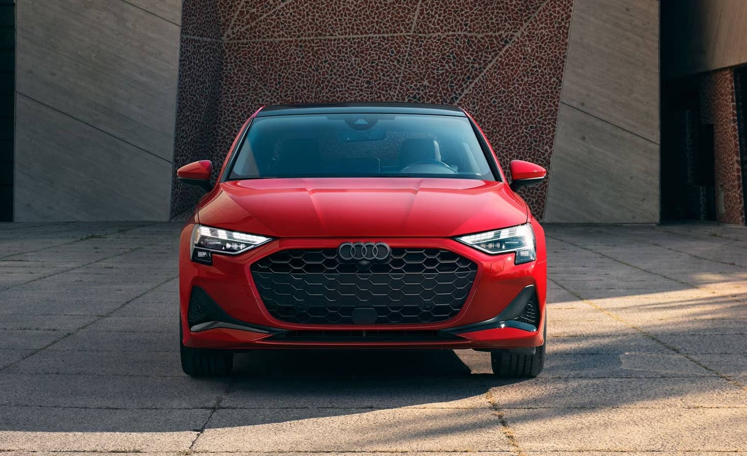 2026 Audi A3 Progressive Red front view
