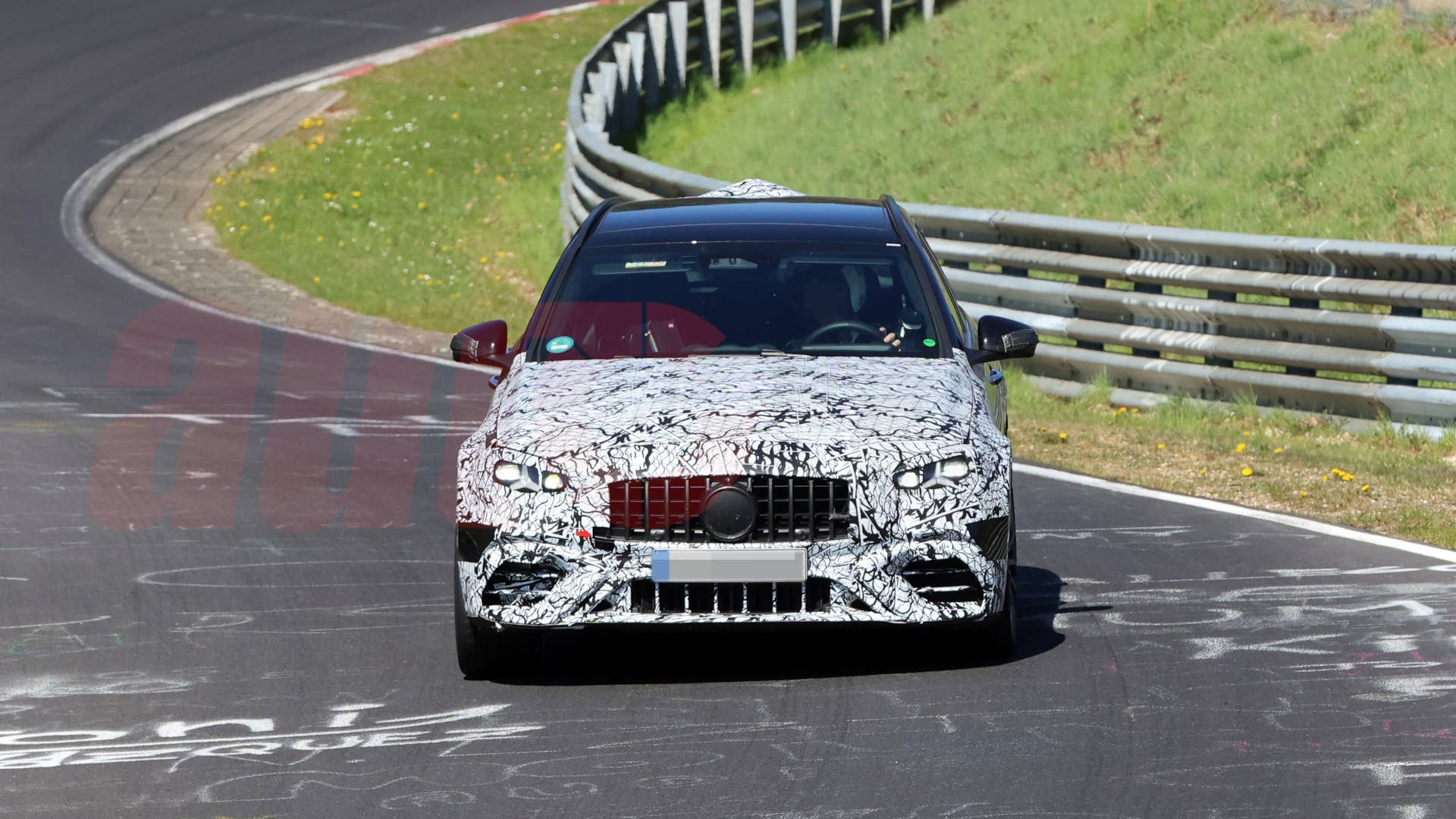 2027 Mercedes-AMG C 63 wagon spy shot