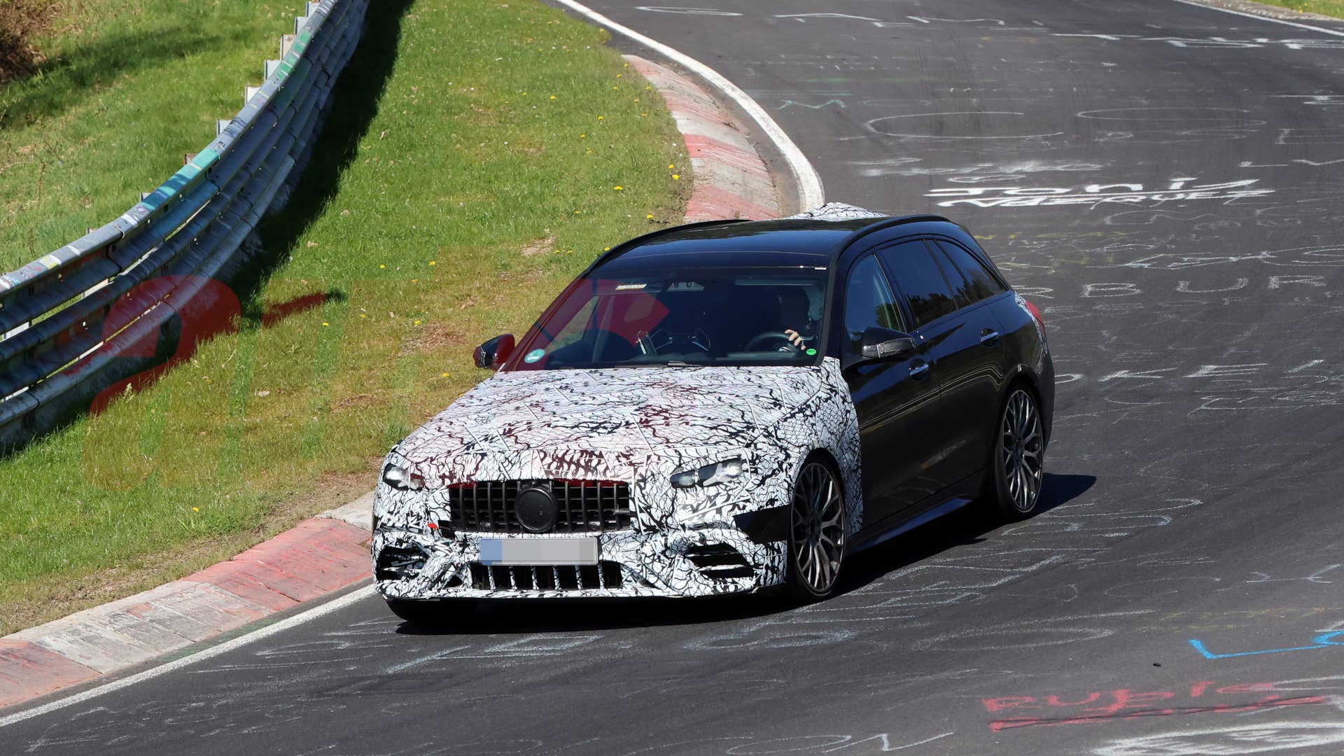 2027 Mercedes-AMG C 63 wagon spy shot