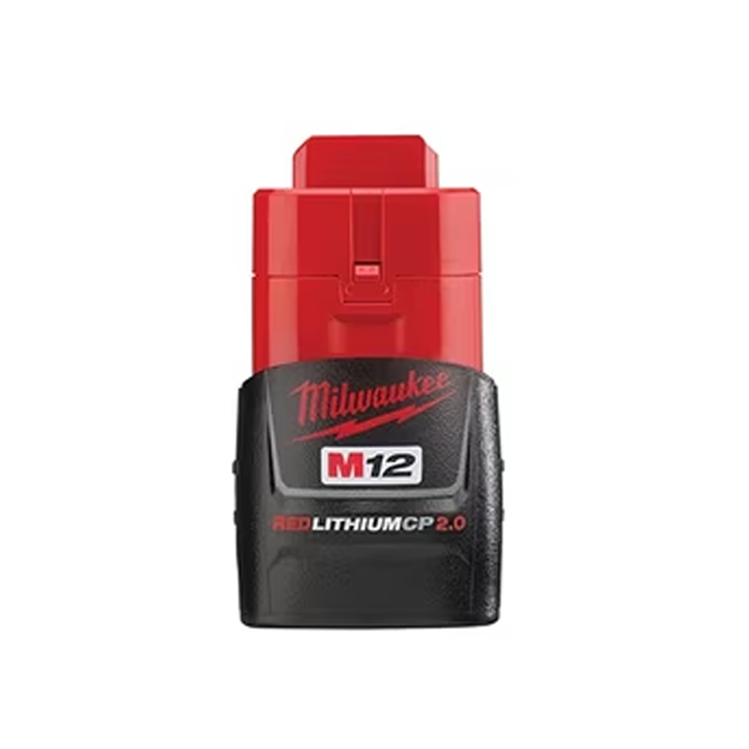 The Milwaukee M12 RedLithium 2.0Ah Battery, pictured here, is now on sale at Amazon.