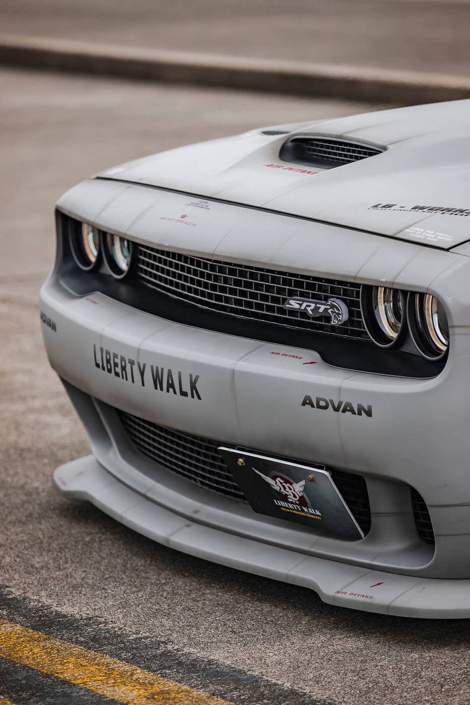 Liberty Walk Gives the Dodge Challenger SRT Hellcat the Fighter