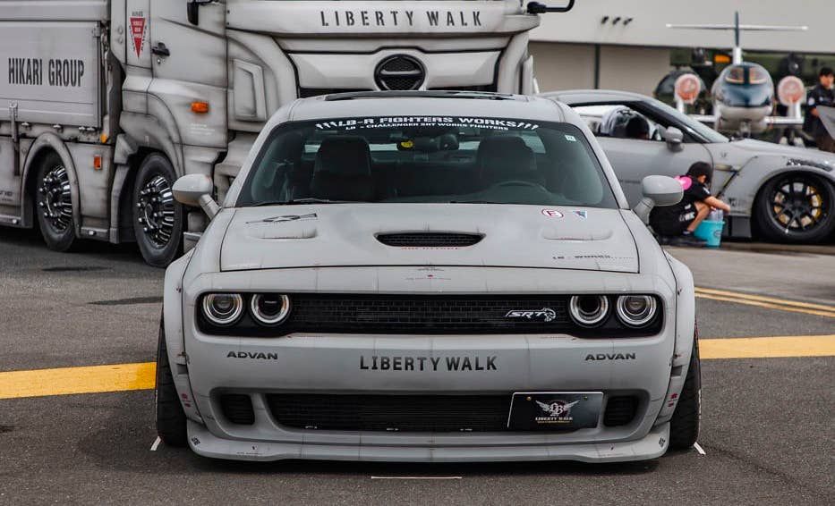 Liberty Walk Gives the Dodge Challenger SRT Hellcat the Fighter
