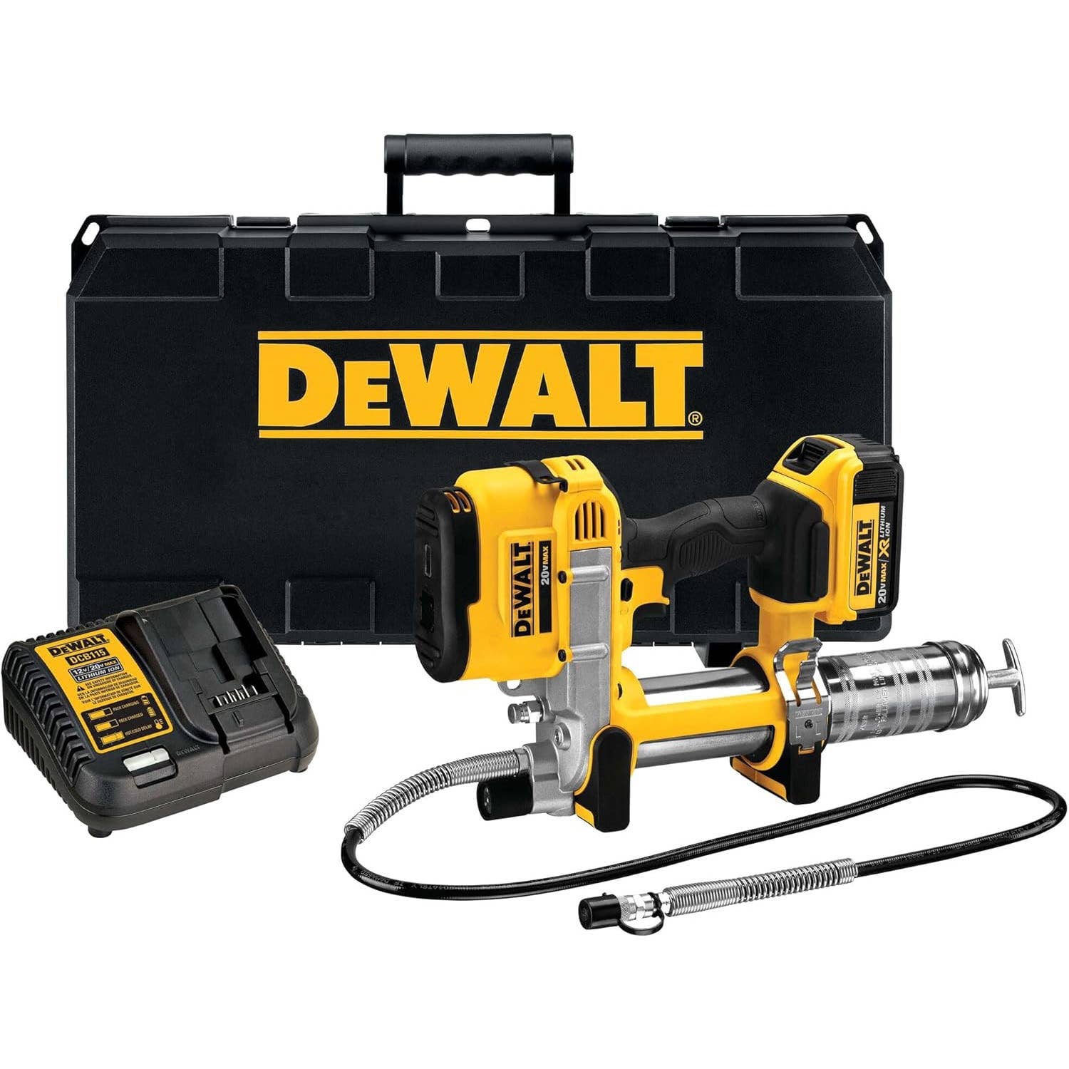 DeWalt 20V Max Cordless Grease Gun Kit