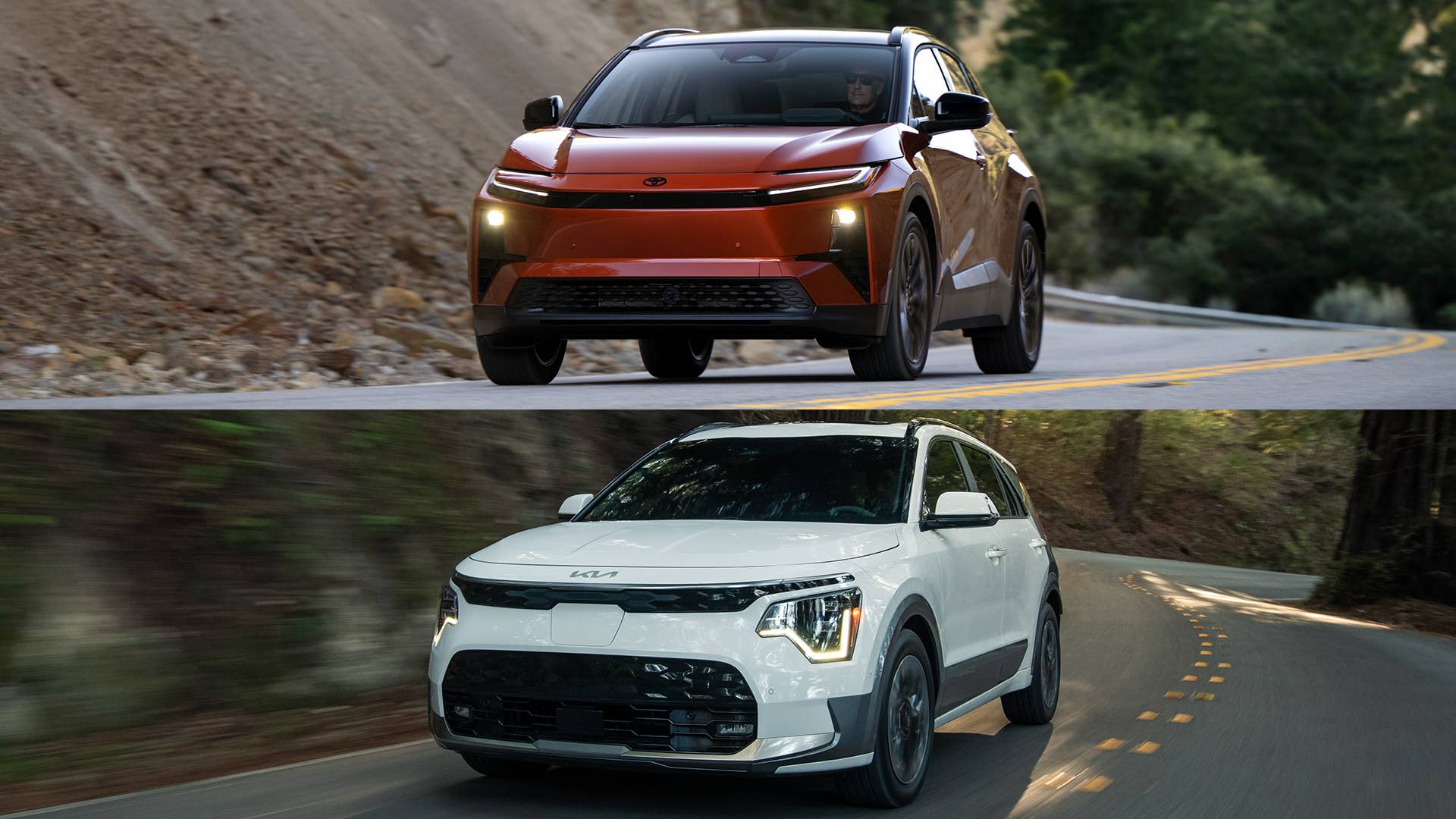 Toyota C-HR and Kia Niro EV