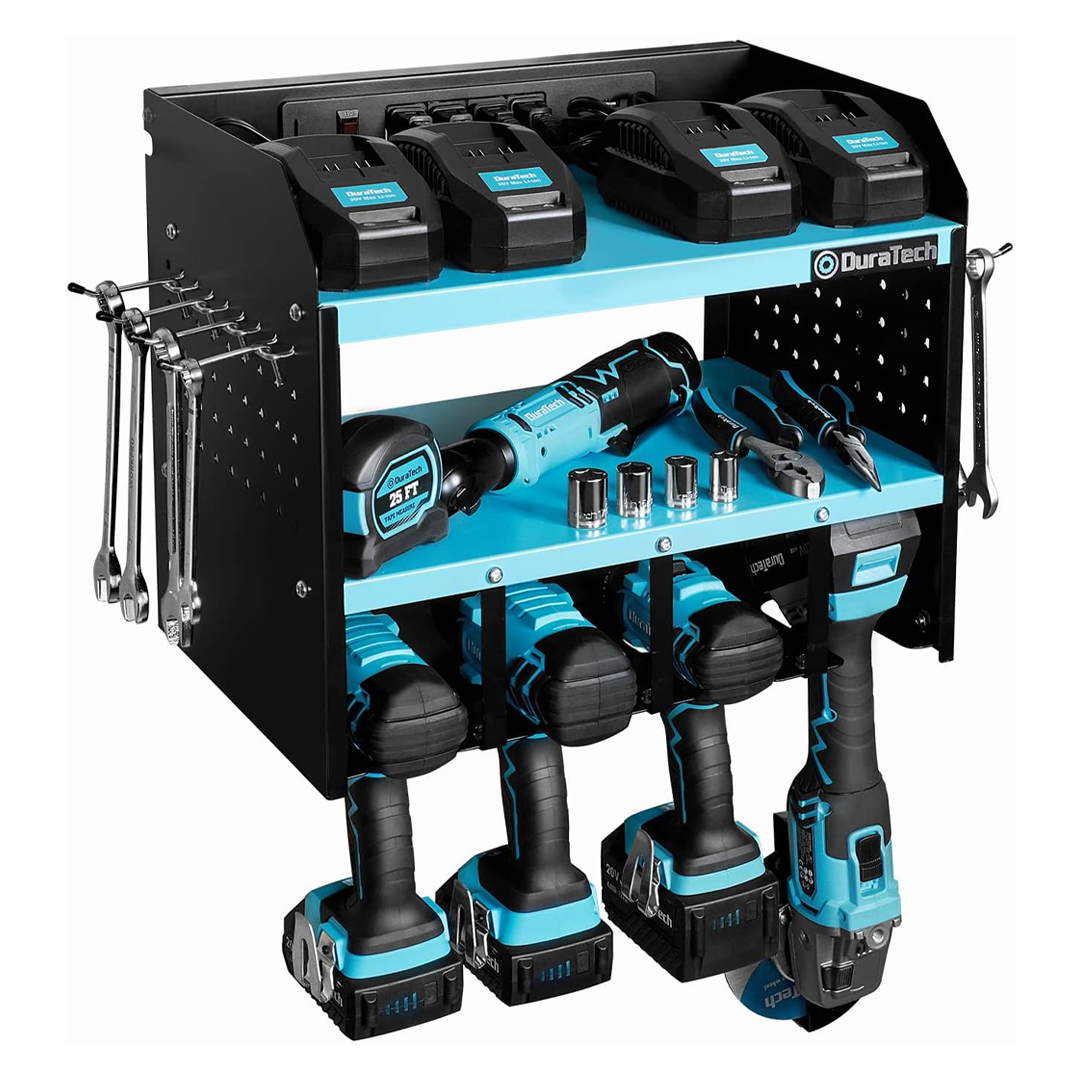 The Duratech 3-Tier Power Tool Organizer, pictured here, is now on sale at Amazon.