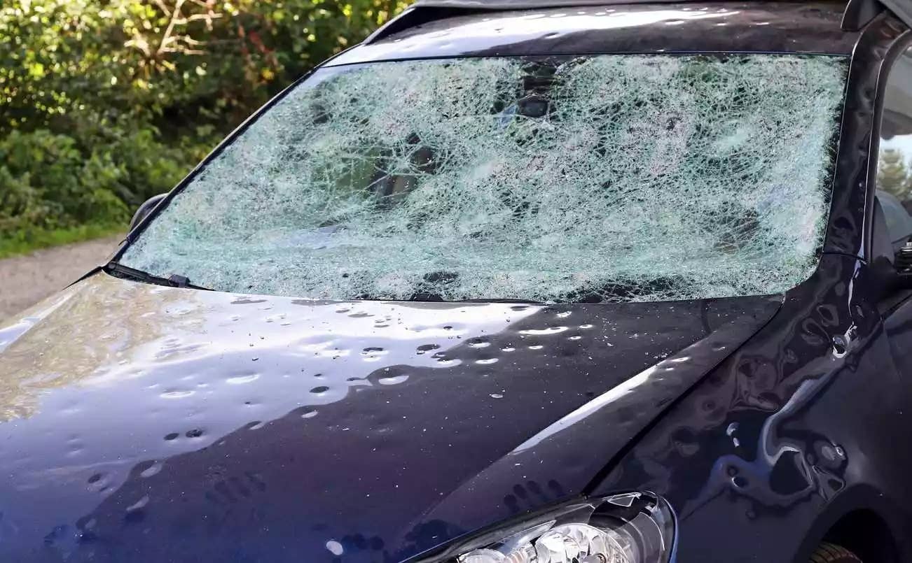 What Golf Ball Hail Actually Does to Your Car: Body Panel Damage ...