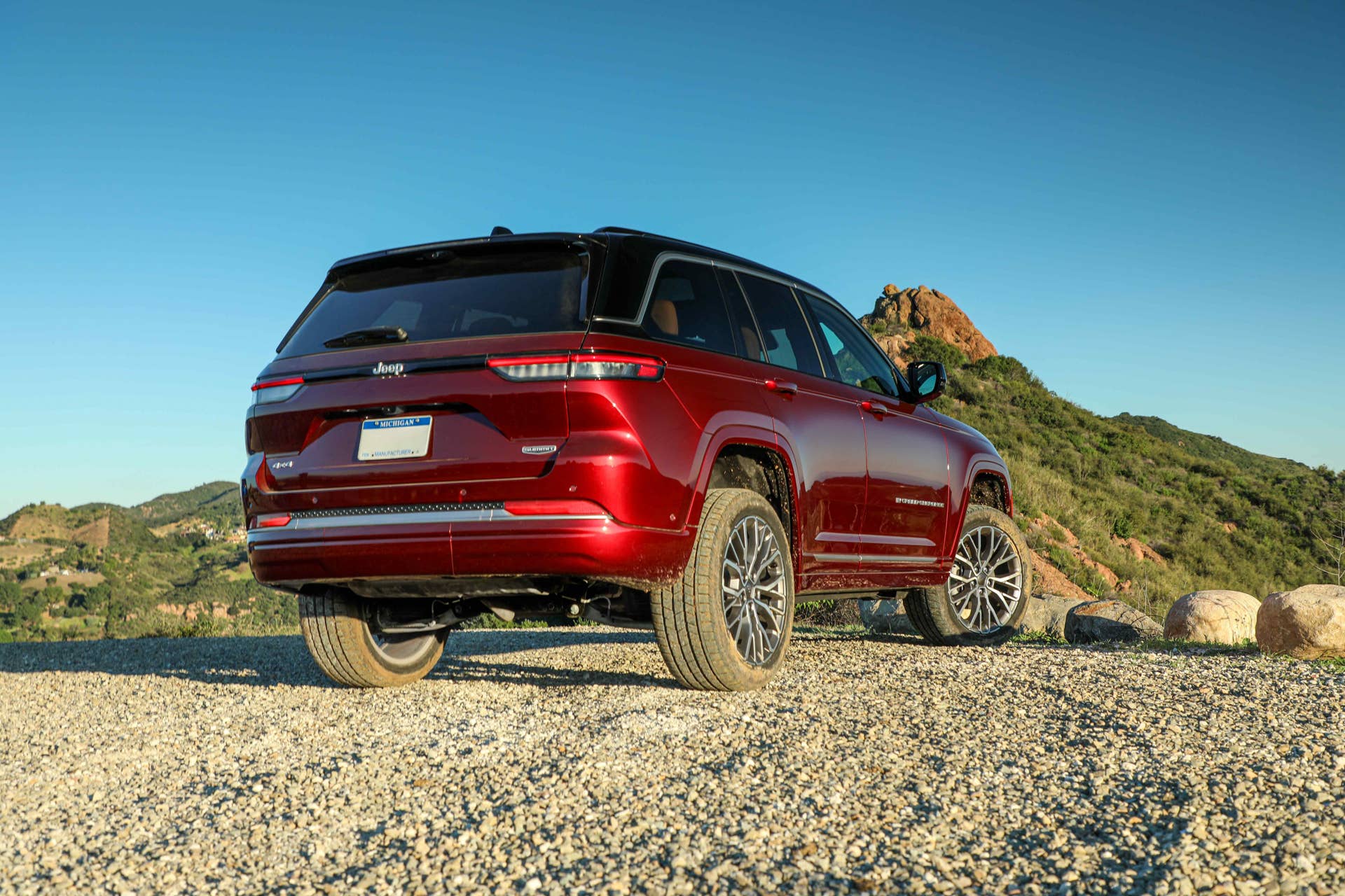 2026 Jeep® Grand Cherokee rear three-quarter view