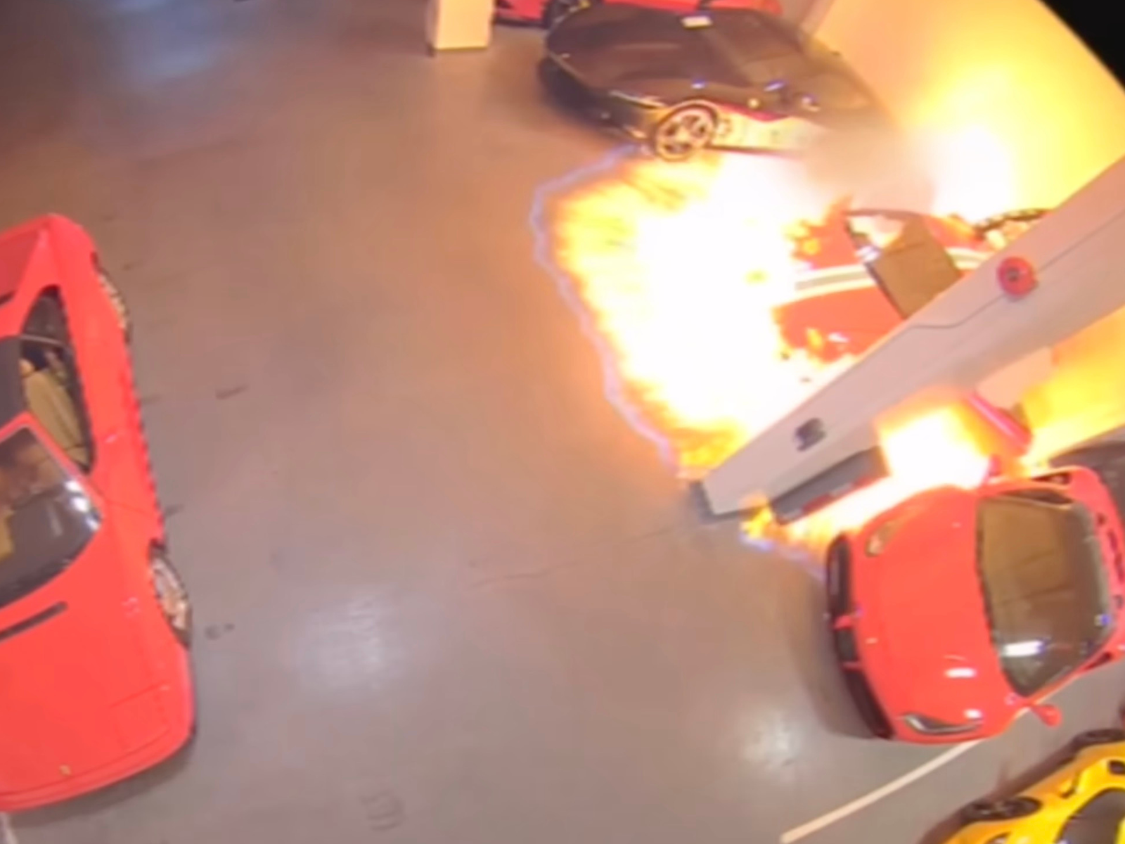 Ferrari Dealership Explosion That Nearly Killed Customer Revealed In ...