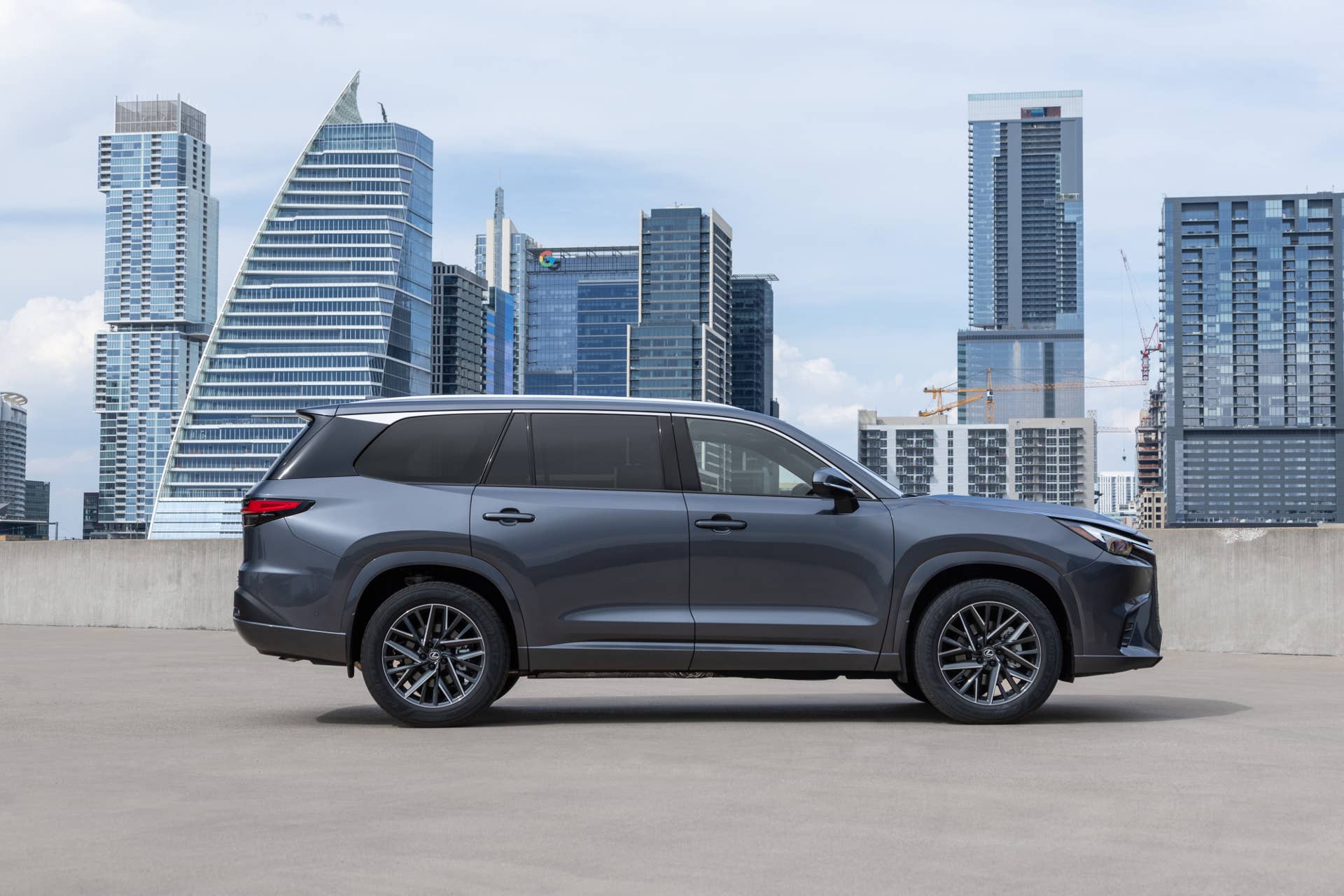 2025-2026 Lexus TX 350 Premium gray side view