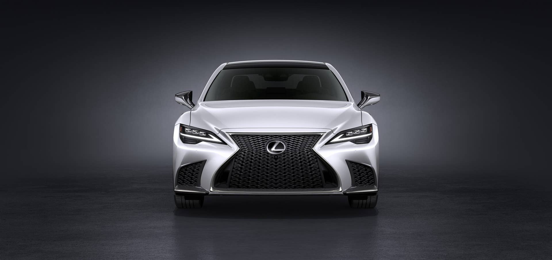 2025-2026 Lexus LS 500 Luxury white front view