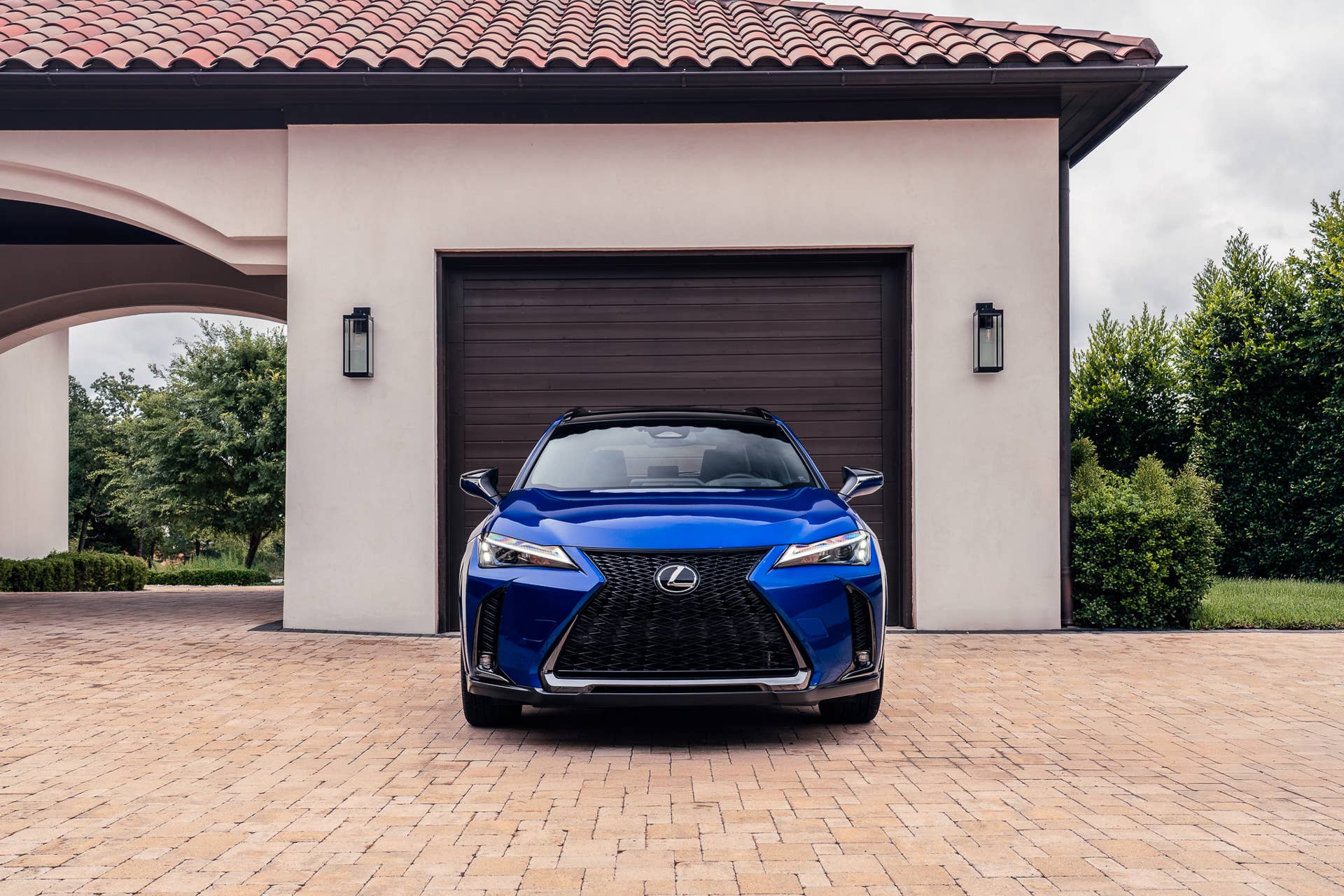 2025-2026 Lexus UX F-Sport in Ultrasonic Blue Mica 2.0 front view