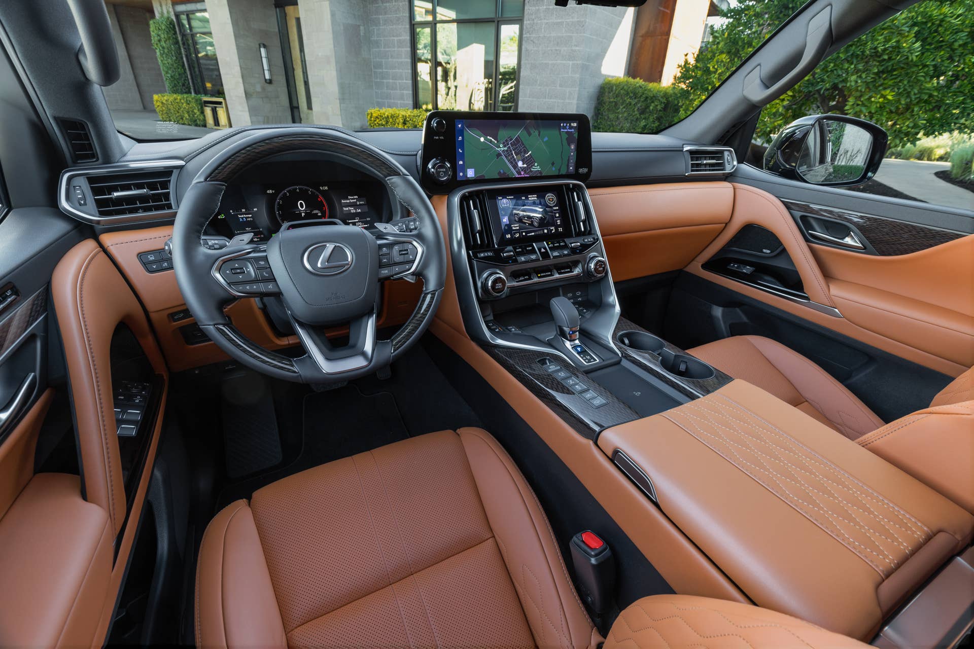 2025-2026 Lexus LX 700h Ultra Luxury with Sunflare interior front cabin