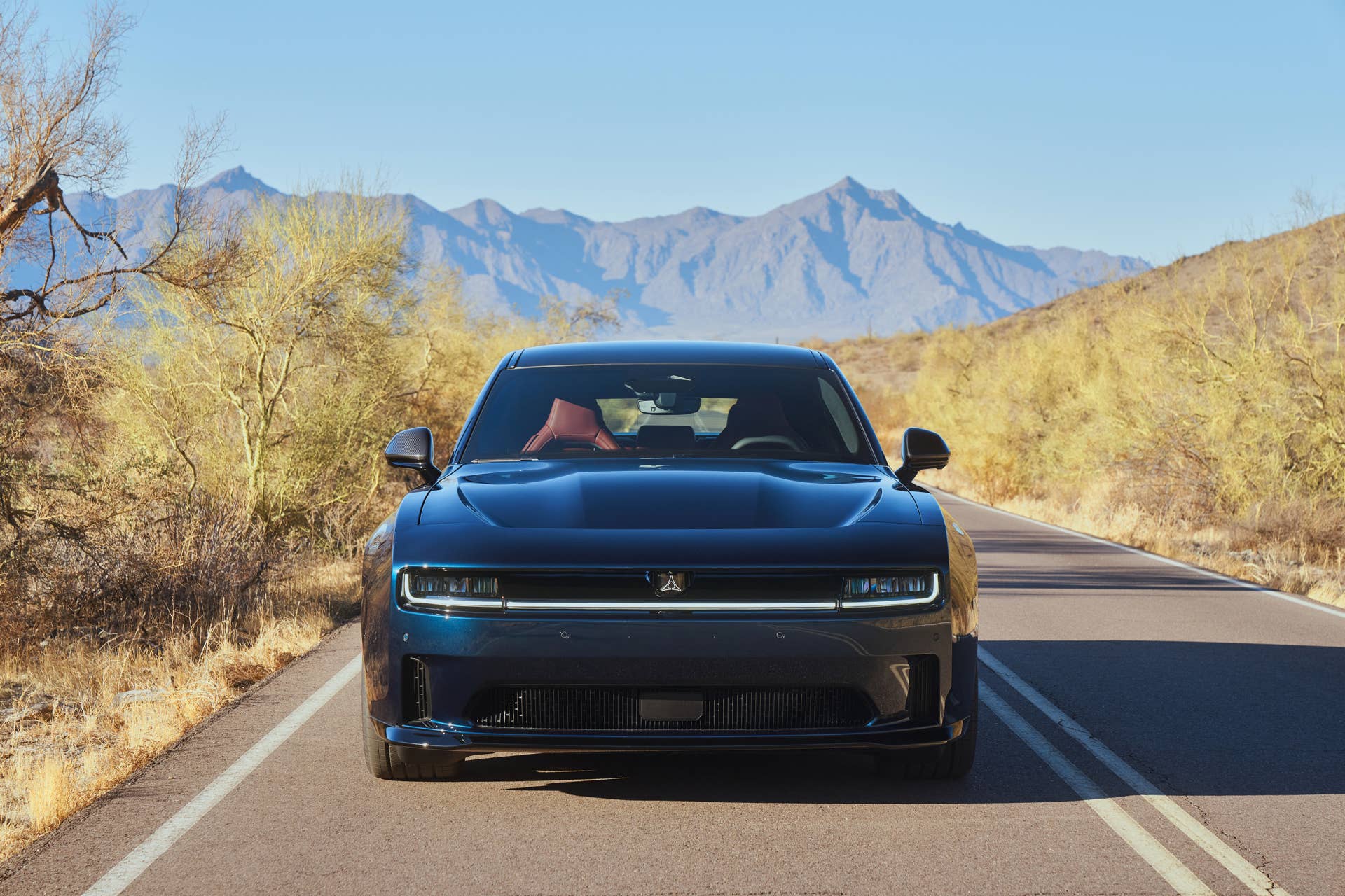 2025-2026 Dodge Charger Daytona EV Scat Pack 2-door blue front view
