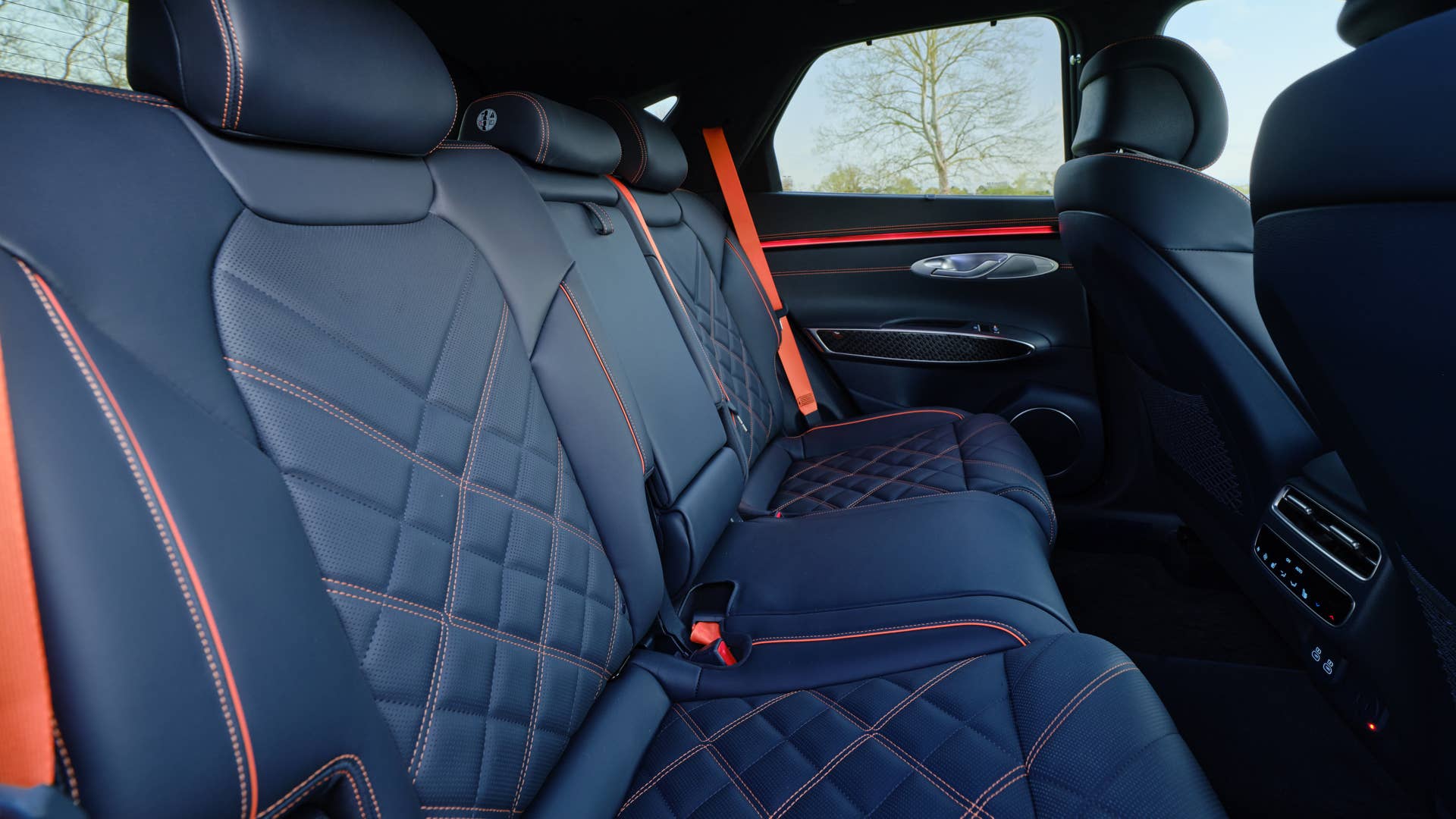 2026 Genesis GV70 interior rear seats