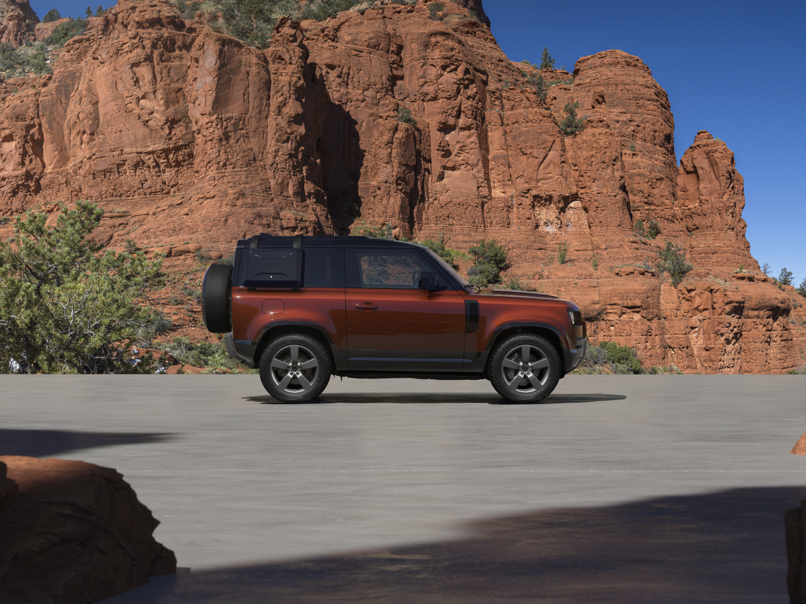 Land Rover Defender Sedona Red Brings Arizona Style To 100 Limited SUVs ...