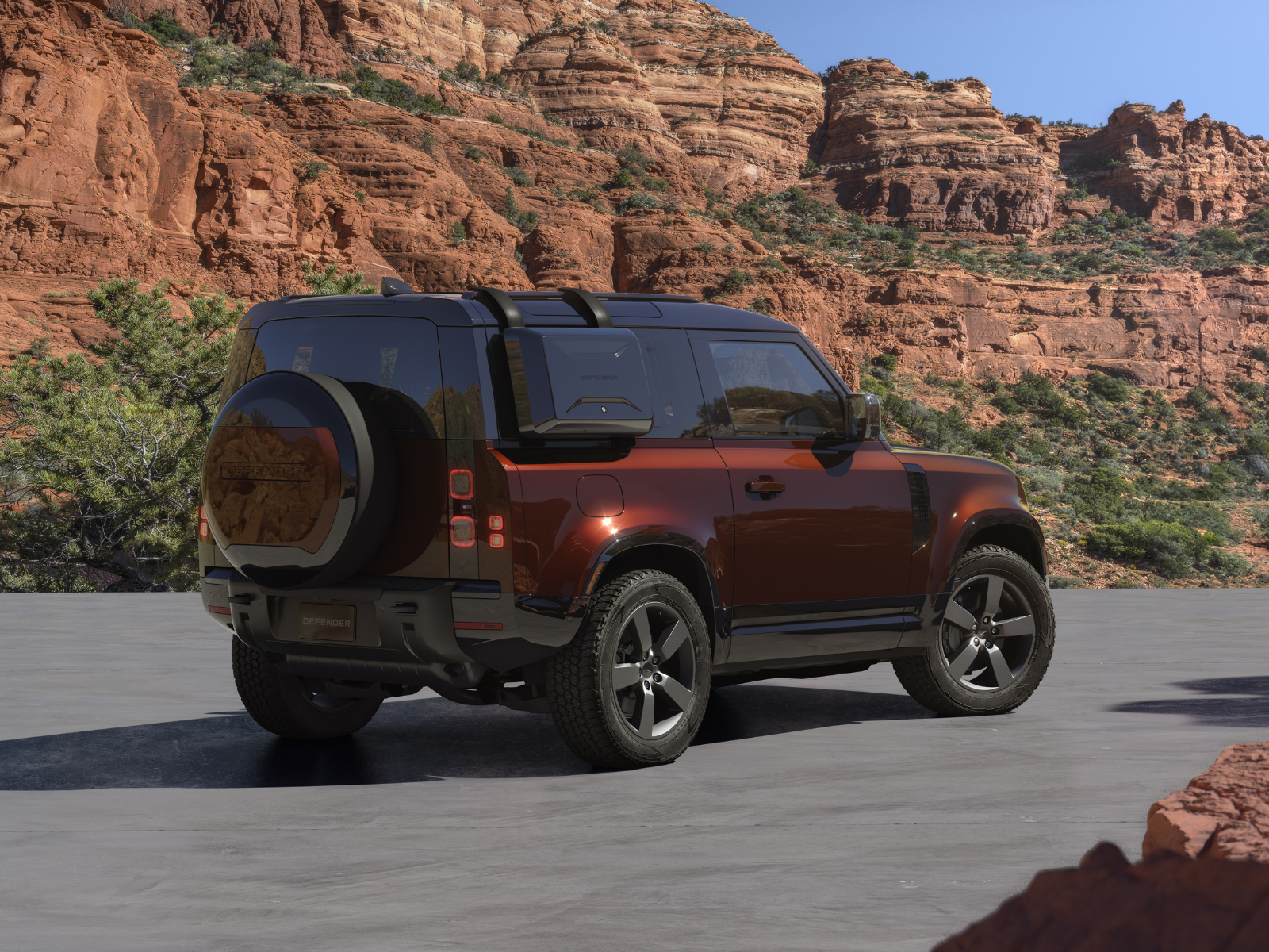 Land Rover Defender Sedona Red Brings Arizona Style To 100 Limited SUVs ...
