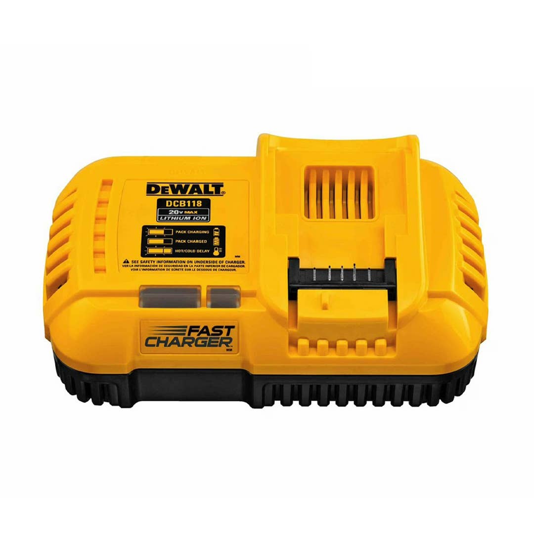 The DeWalt Flexvolt 20V and 60V Max Fast Charger, pictured here, is now on sale at Walmart.