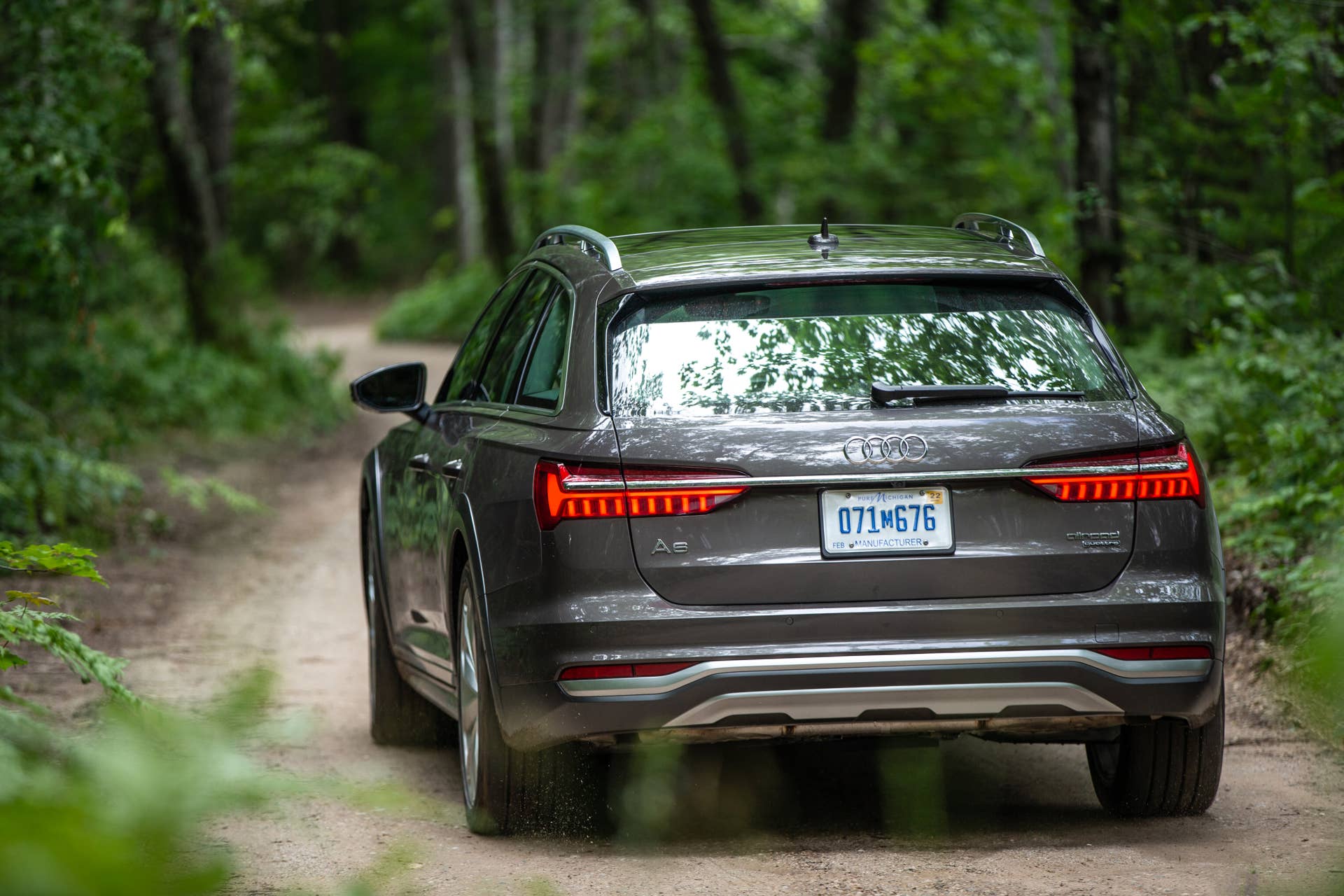 2025-2026 Audi A6 Allroad bronze rear view