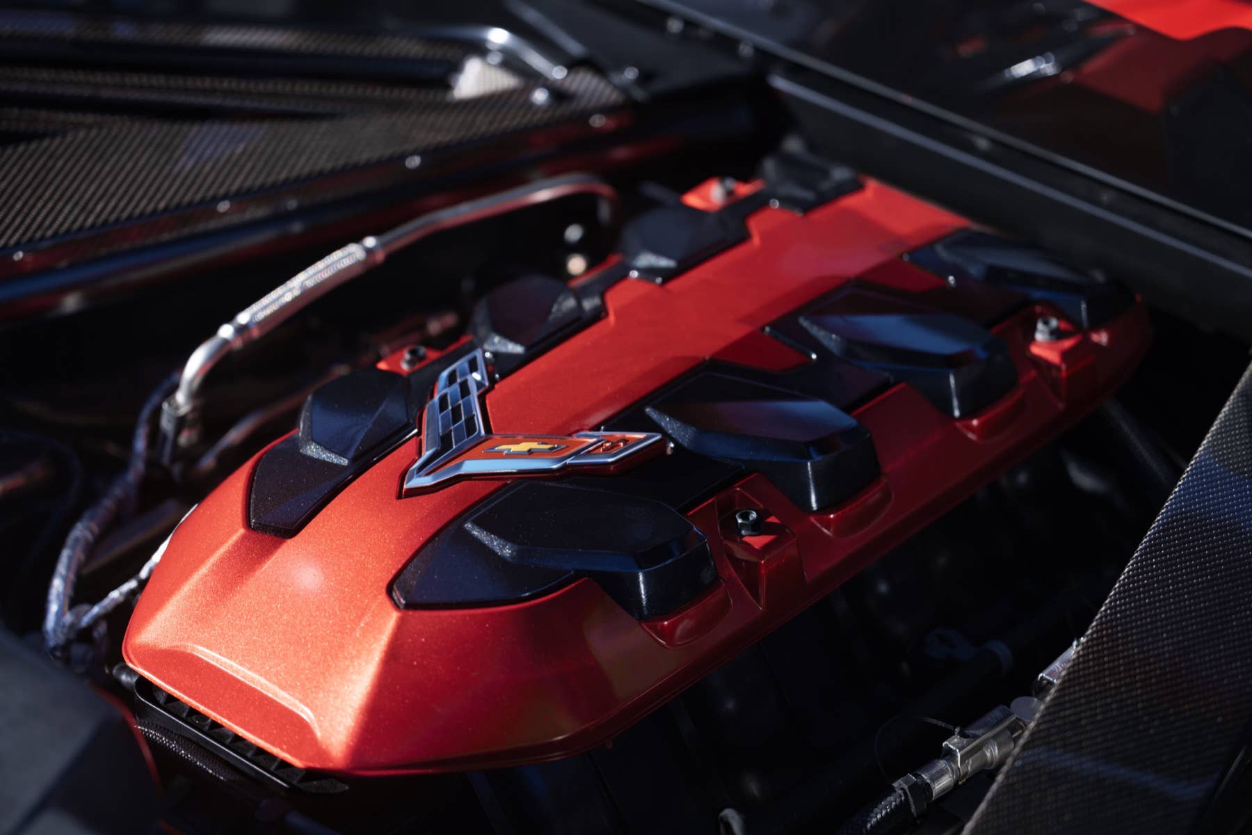 2027-Chevrolet-Corvette-Grand-Sport-Coupe-Press-Photos-Engine-Bay-003-6.7L-V8-LS6-Engine