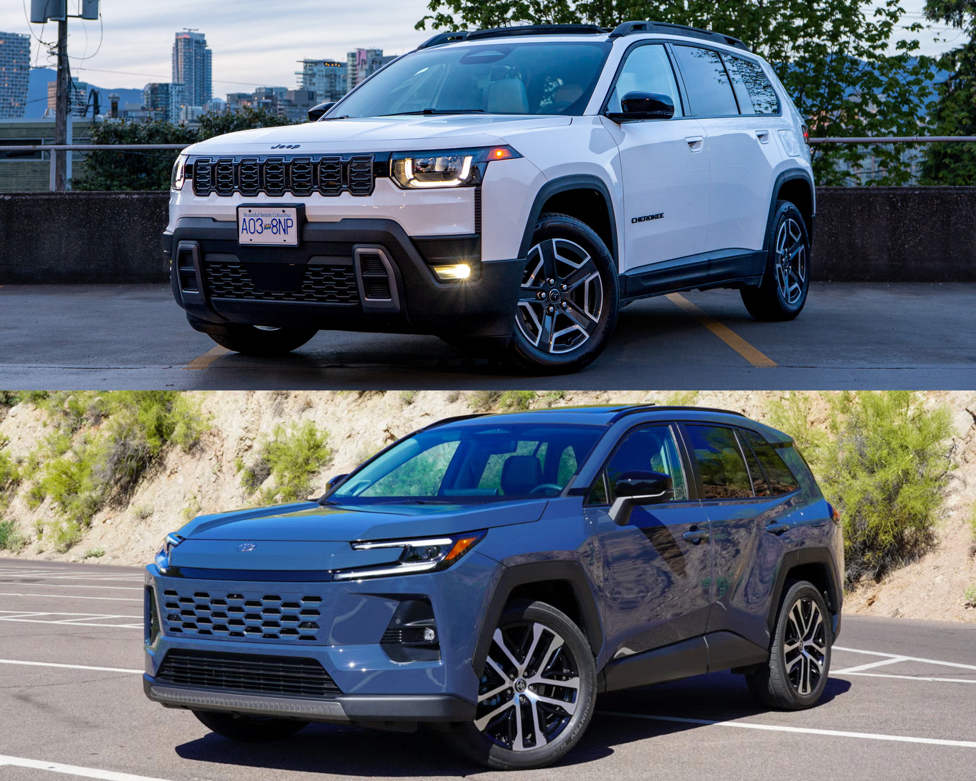 2026 Jeep Cherokee Hybrid vs 2026 Toyota RAV4 Hybrid