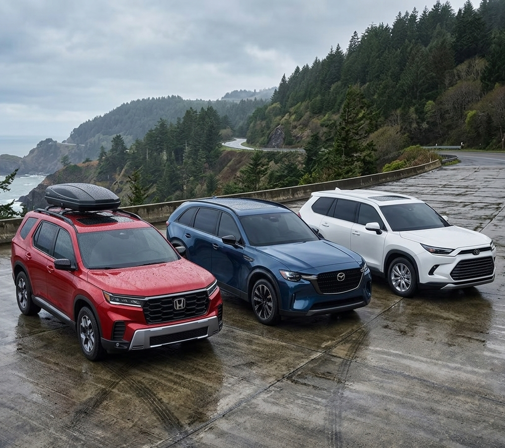 Toyota Grand Highlander vs. Mazda CX-90 vs. Honda Pilot: Which Is