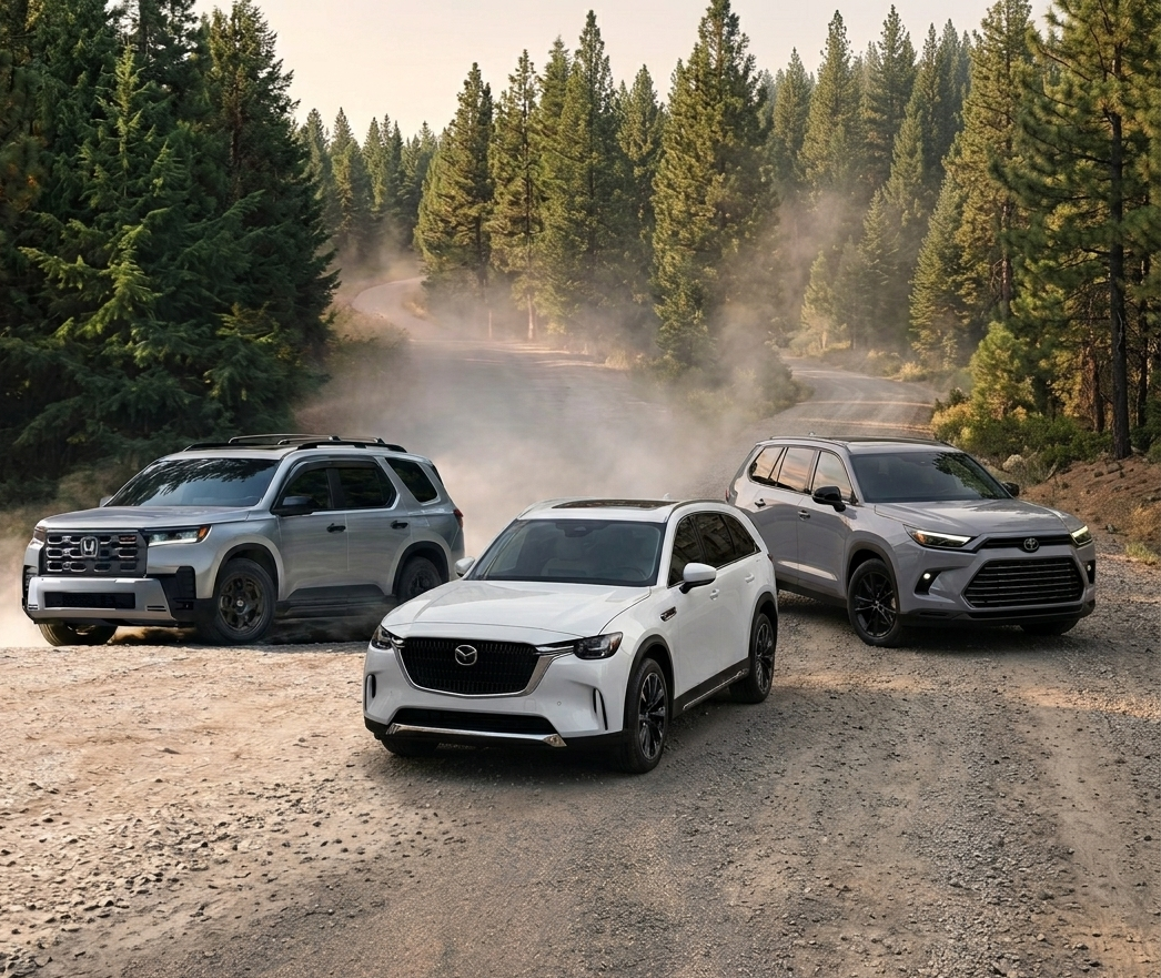 Toyota Grand Highlander Vs. Mazda CX-90 Vs. Honda Pilot: Which One