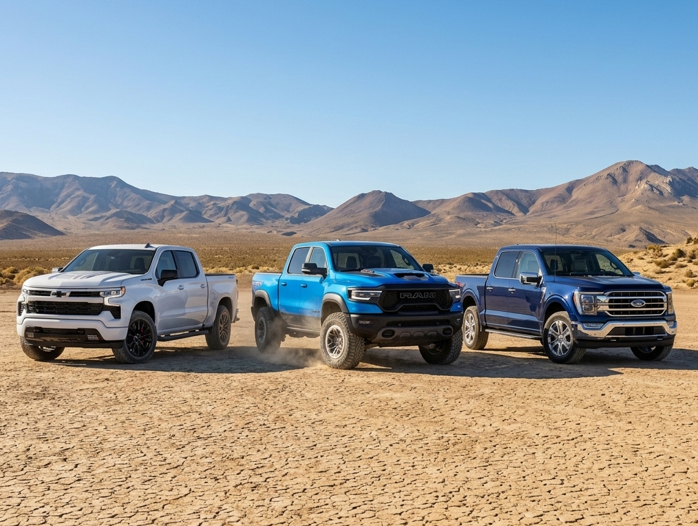 Ford F-150 Vs. Chevrolet Silverado 1500 Vs. Ram 1500