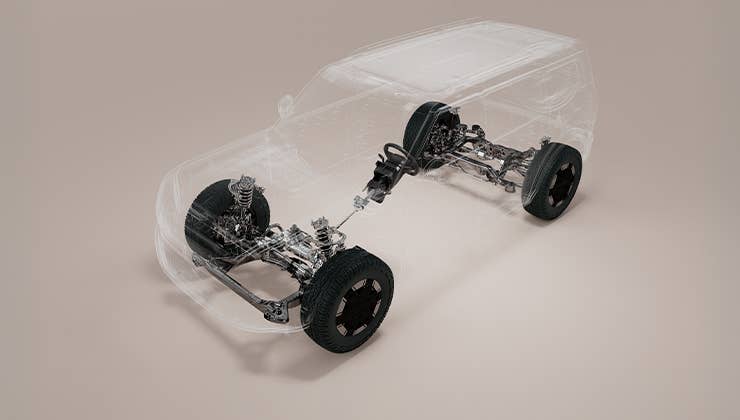 Ford Bronco New Energy EREV chassis