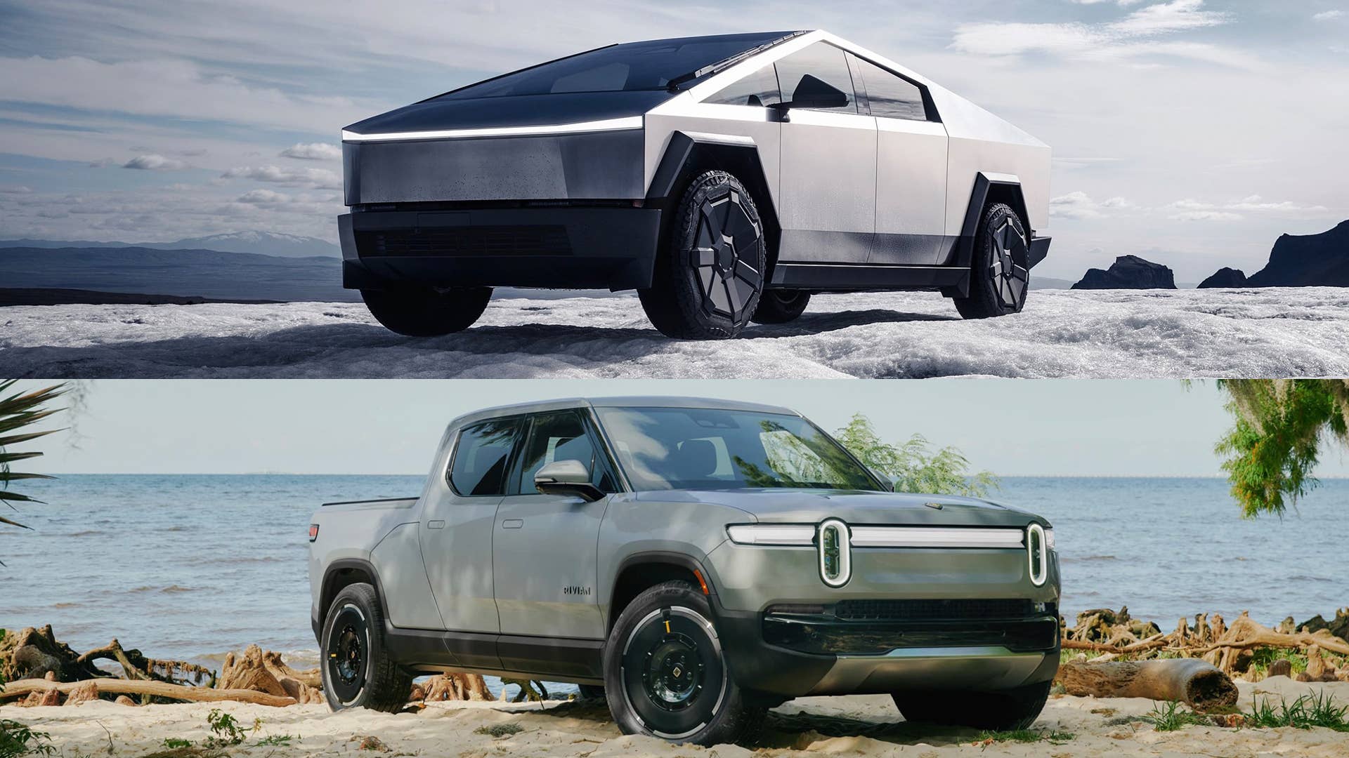 Crashed Engine Real Rivian Vs. Tesla Safety: Crash Tests Reveal a Surprising Divide - Autoblog