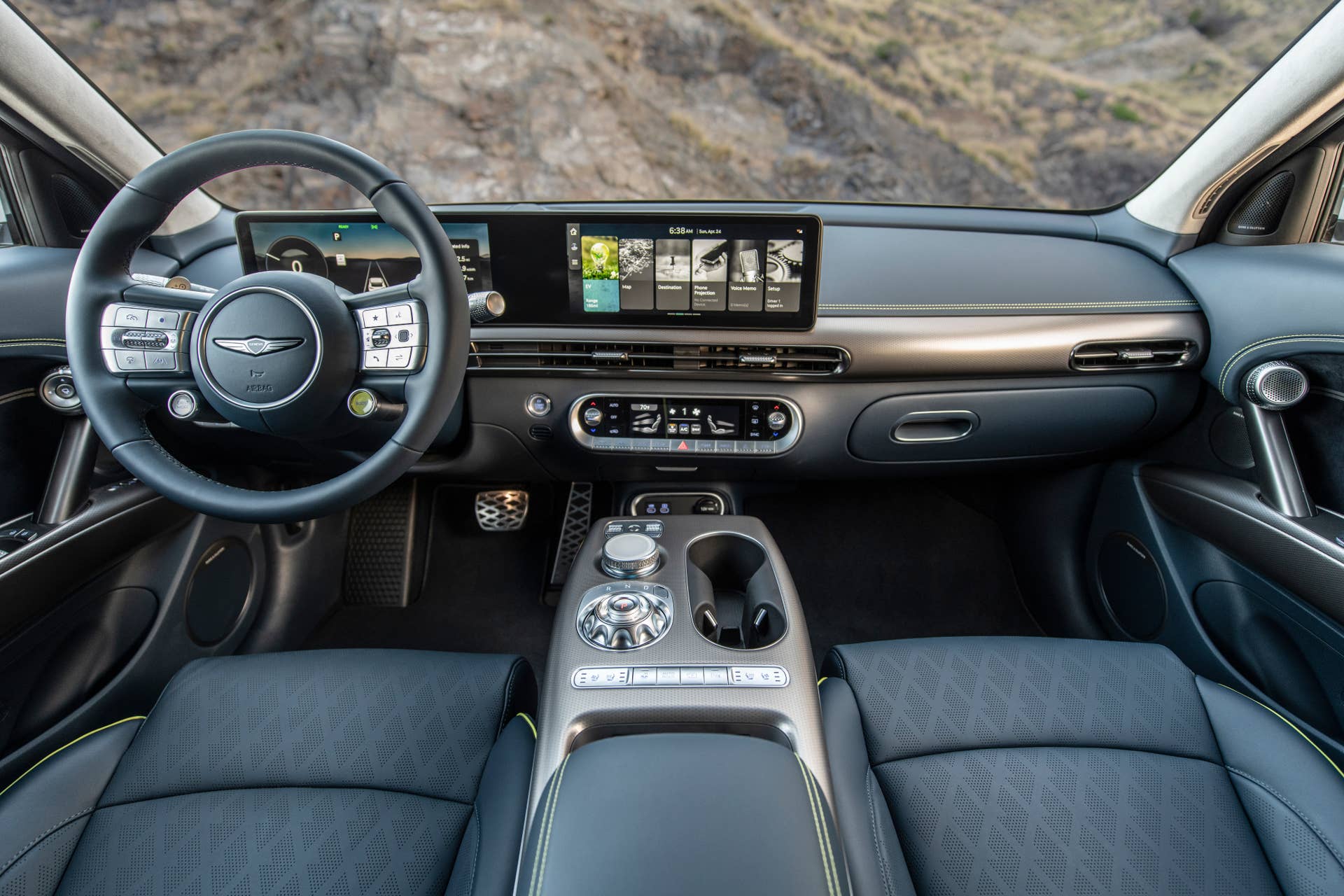2023-2025 Genesis GV60 interior front cabin
