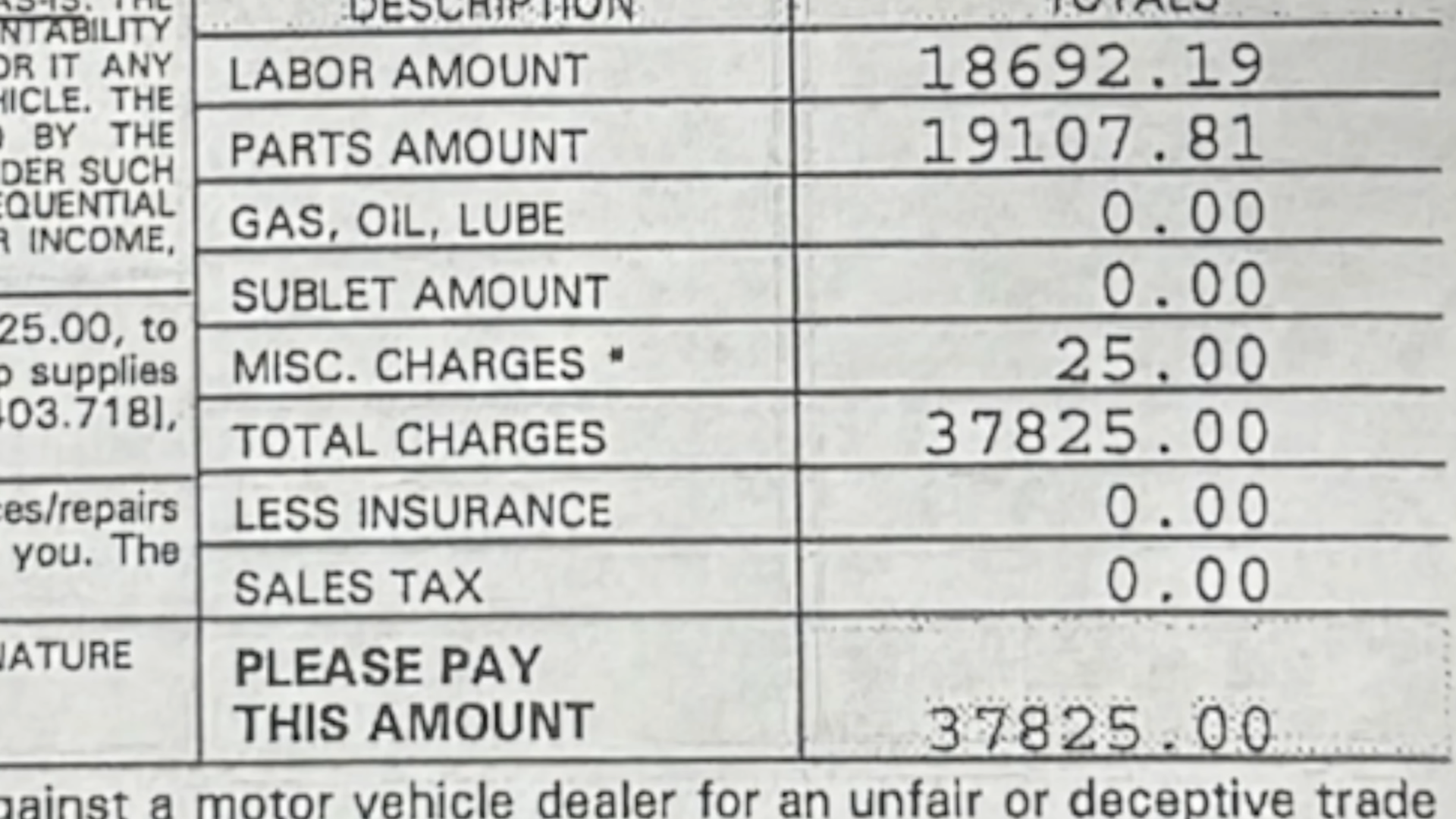 YouTuber Exposes Bugatti Service Pricing