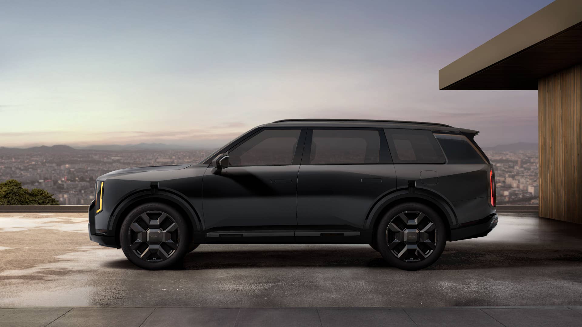 2027 Kia Telluride SX Prestige black side view